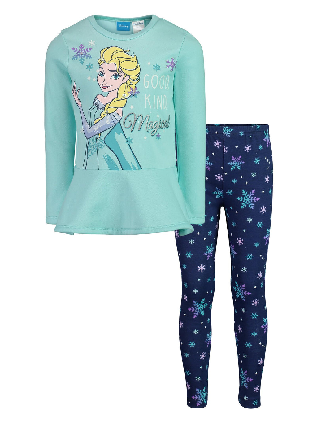 Disney Frozen Princess Anna Elsa Baby Girls Sweatshirt and Leggings Outfit Set Infant to Big Kid