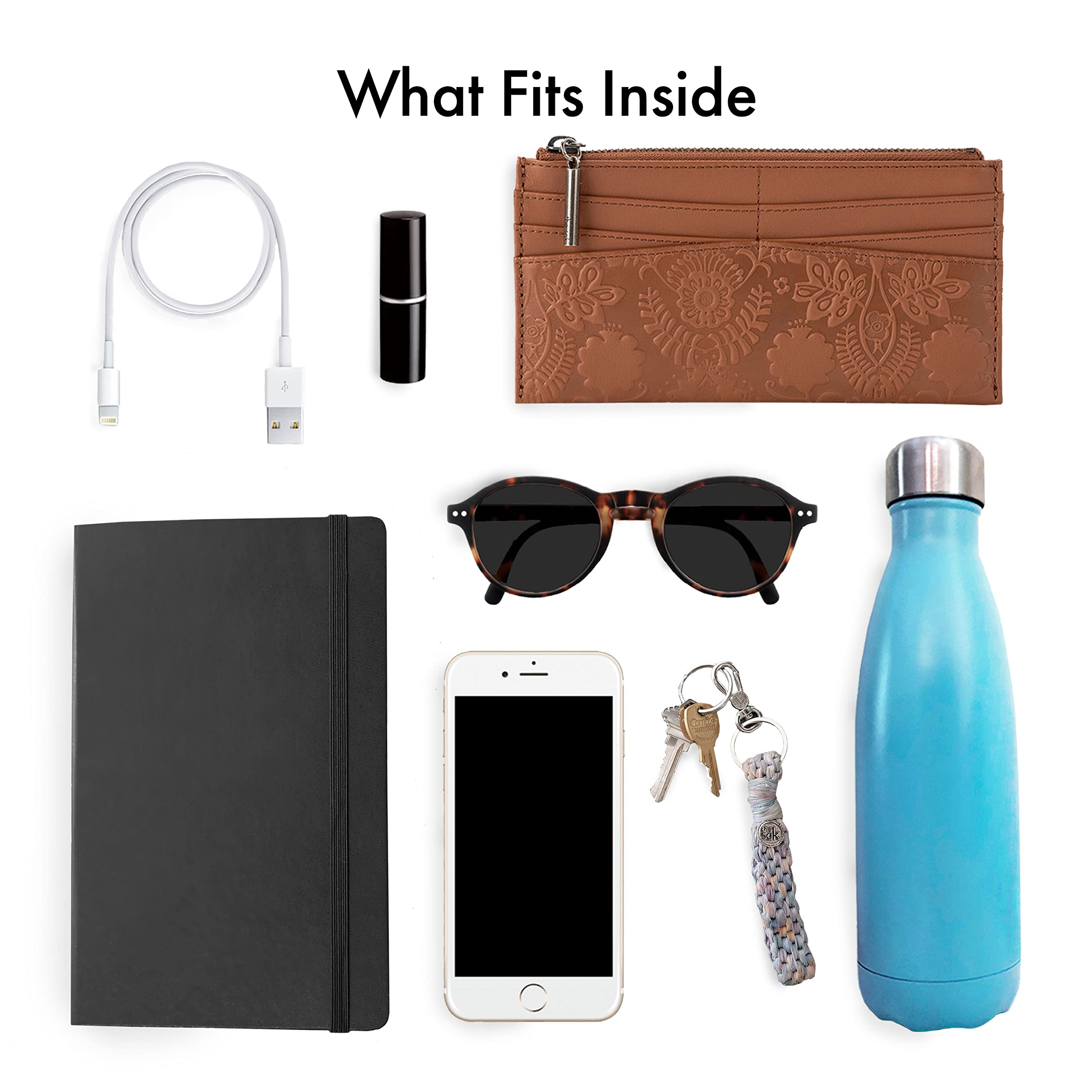 The Sak Los Feliz Hobo Purse - Premium Large Leather Women's Handbag for Everyday & Travel - Durable Purse With Zipper Pocket