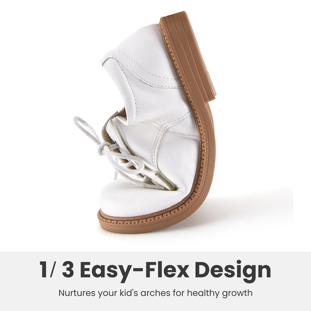 PATPAT Boys Girls Dress Shoes,Oxford Loafers Formal School Shoes for Toddler Little Big Kids