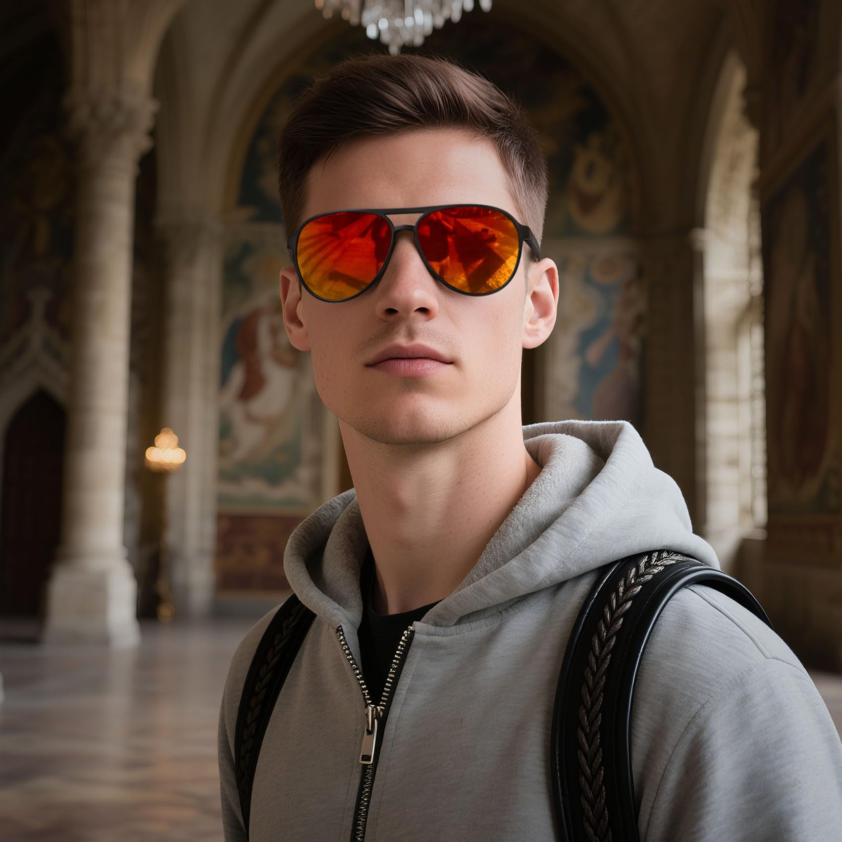 STORYCOAST Polarized Aviator Sunglasses for Men Women Classic Retro Aviators Sports Driving Running Sun Glasses