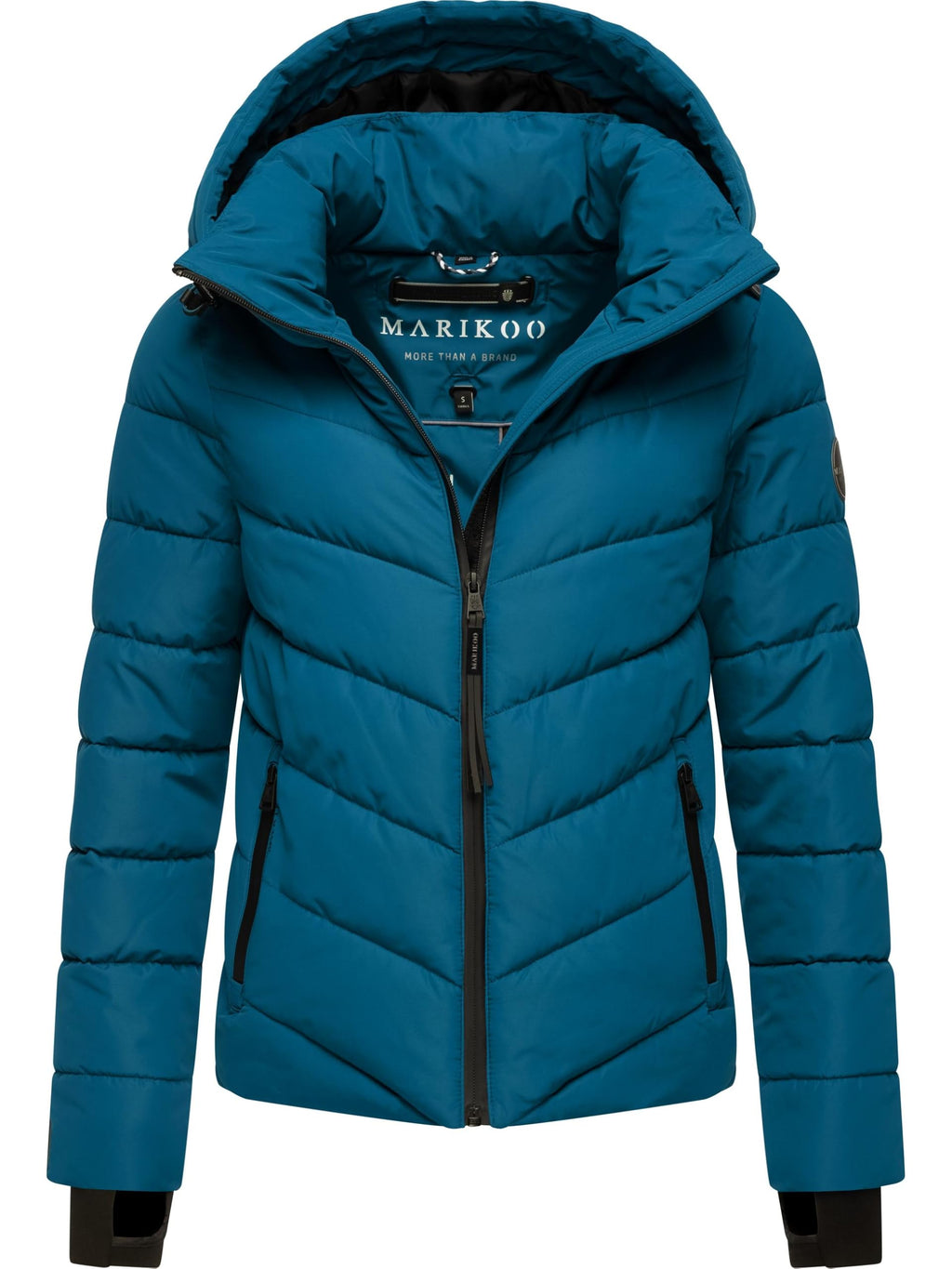 Marikoo Women's Winter Jacket with Hood - Weather-Resistant - Quilted Puffer Coat - Samuiaa XVI XS-3XL