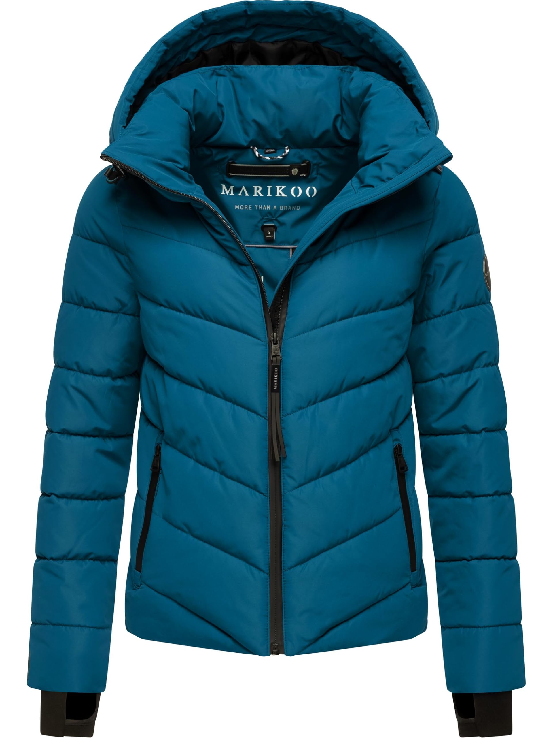 Marikoo Women's Winter Jacket with Hood - Weather-Resistant - Quilted Puffer Coat - Samuiaa XVI XS-3XL