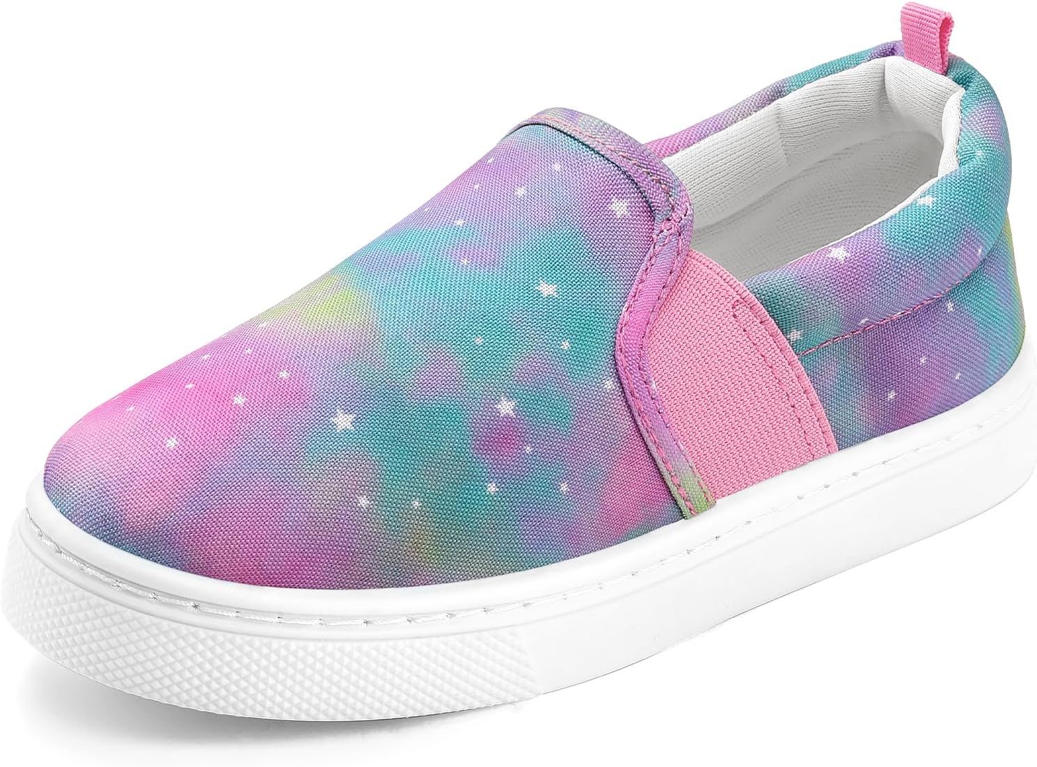 K KomForme Toddler Sneakers for Girls Boys Slip On Canvas Walking Shoes