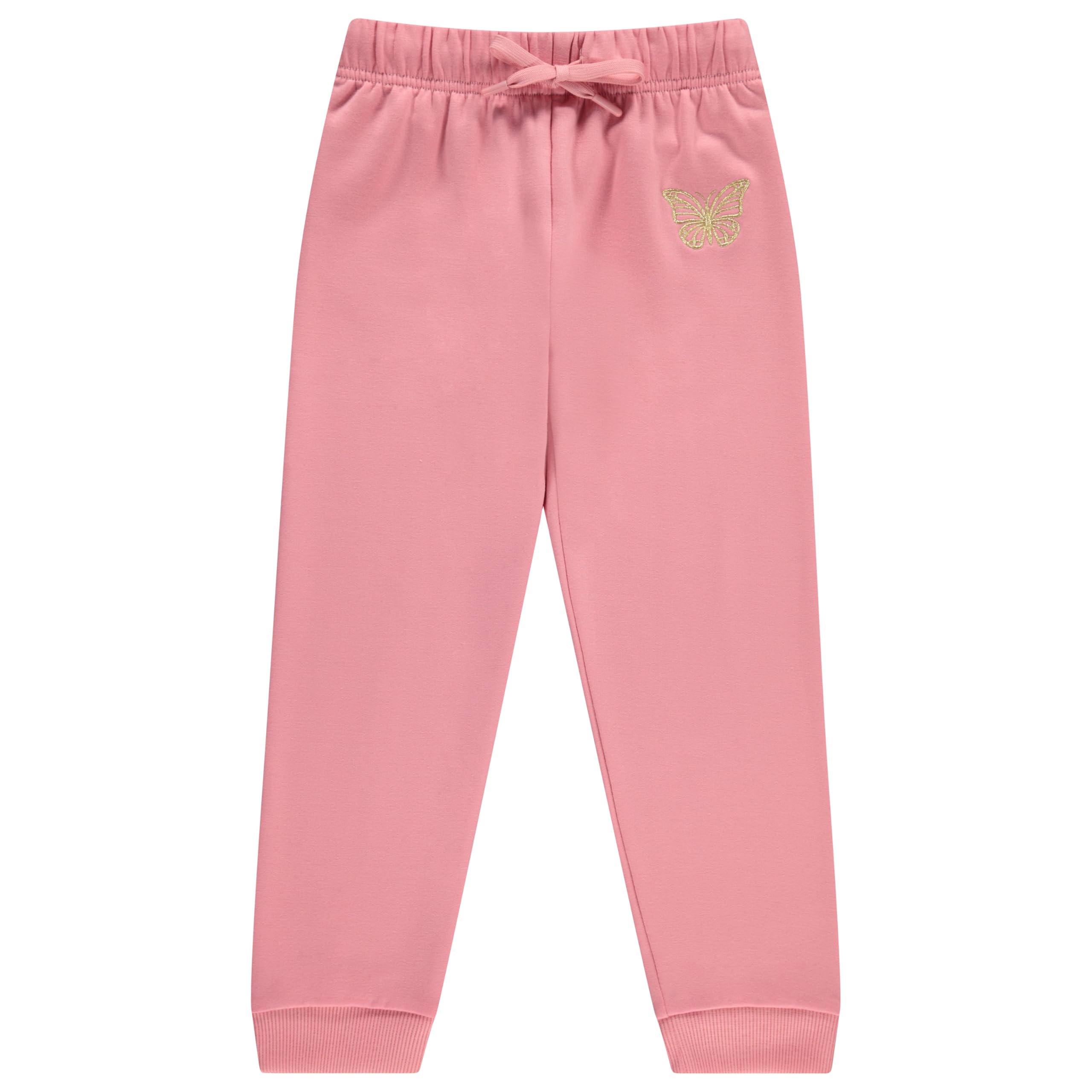 BTween Kids Girls Fashion Stretch Waist Ultra Soft Jogger Pants Set 3 Pack Bundle