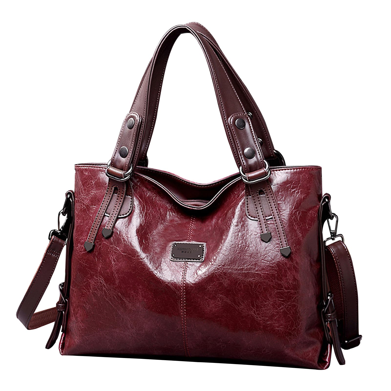 Handbags and Purses for women Vegan Leather Tote Bag for Women Satchel Shoulder Bags Travel Purse with Compartments