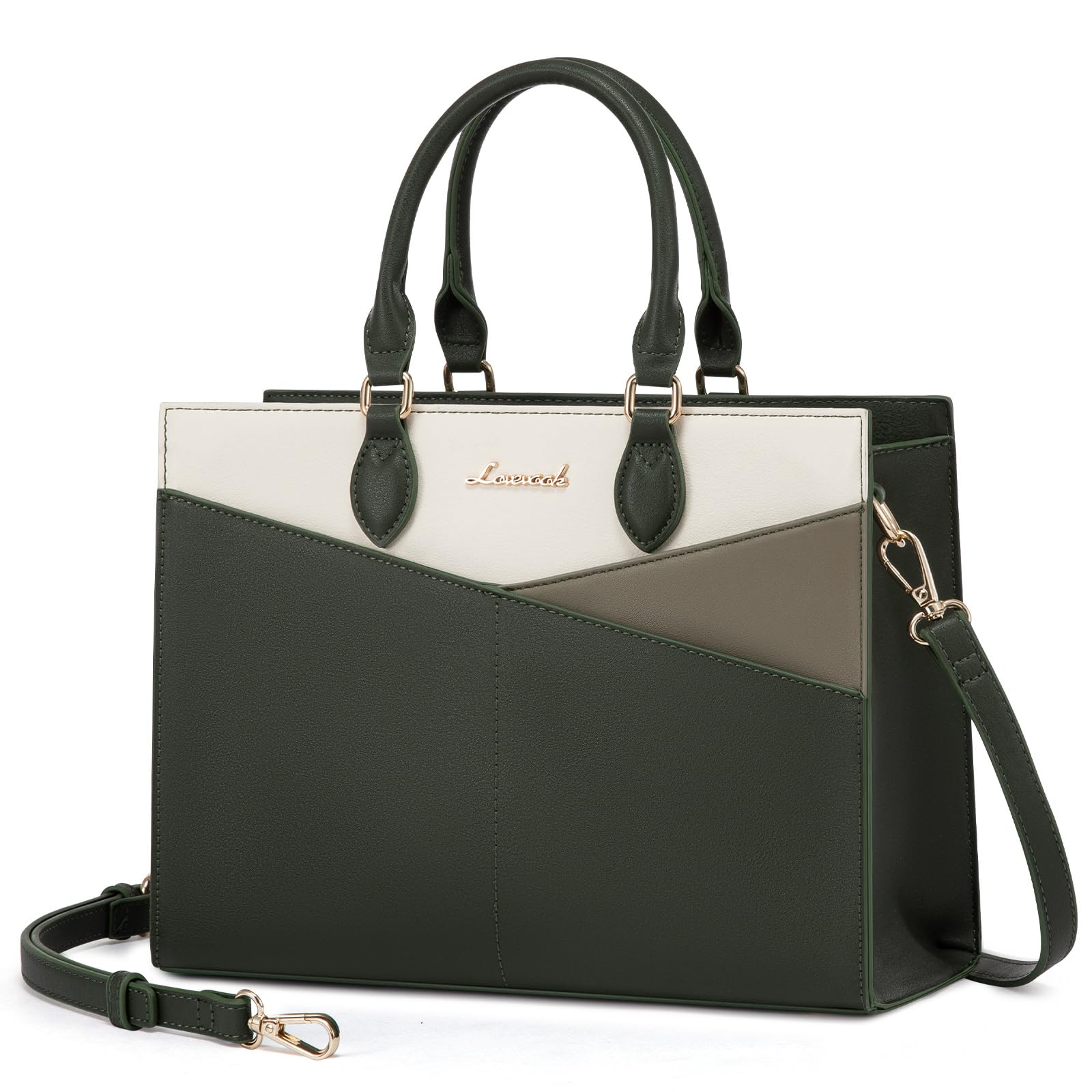 LOVEVOOK Purses for Women,Satchel Handbags Tote Bag, Black Pu Leather Shoulder Crossbody Top Handle Purse with Zipper