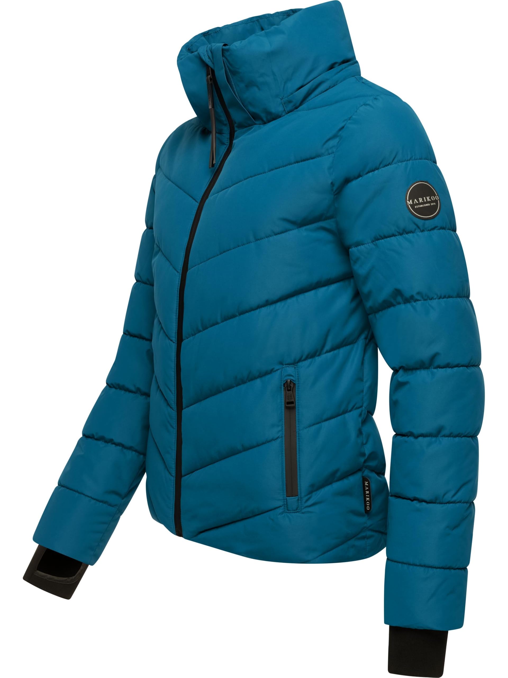 Marikoo Women's Winter Jacket with Hood - Weather-Resistant - Quilted Puffer Coat - Samuiaa XVI XS-3XL