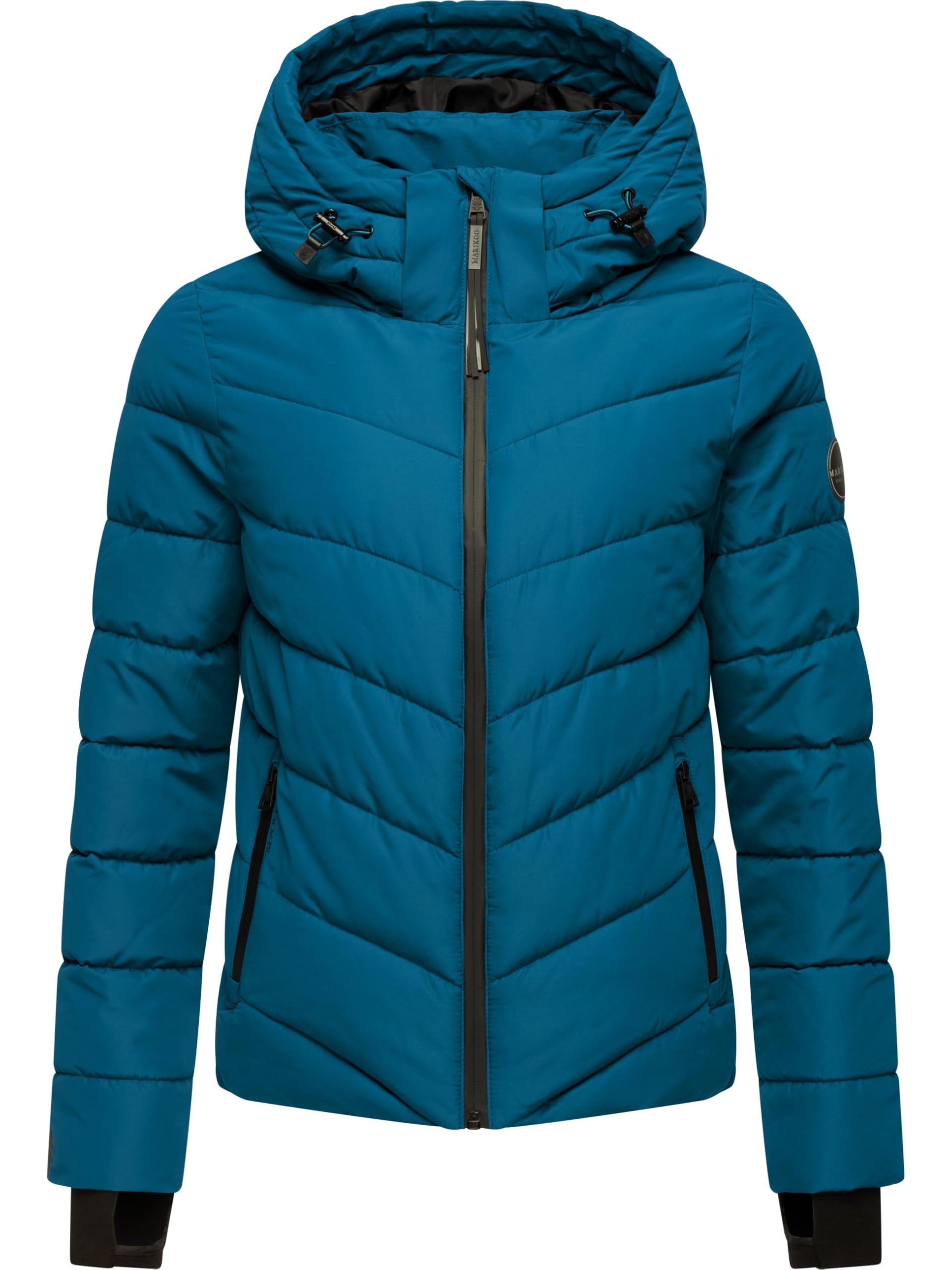 Marikoo Women's Winter Jacket with Hood - Weather-Resistant - Quilted Puffer Coat - Samuiaa XVI XS-3XL