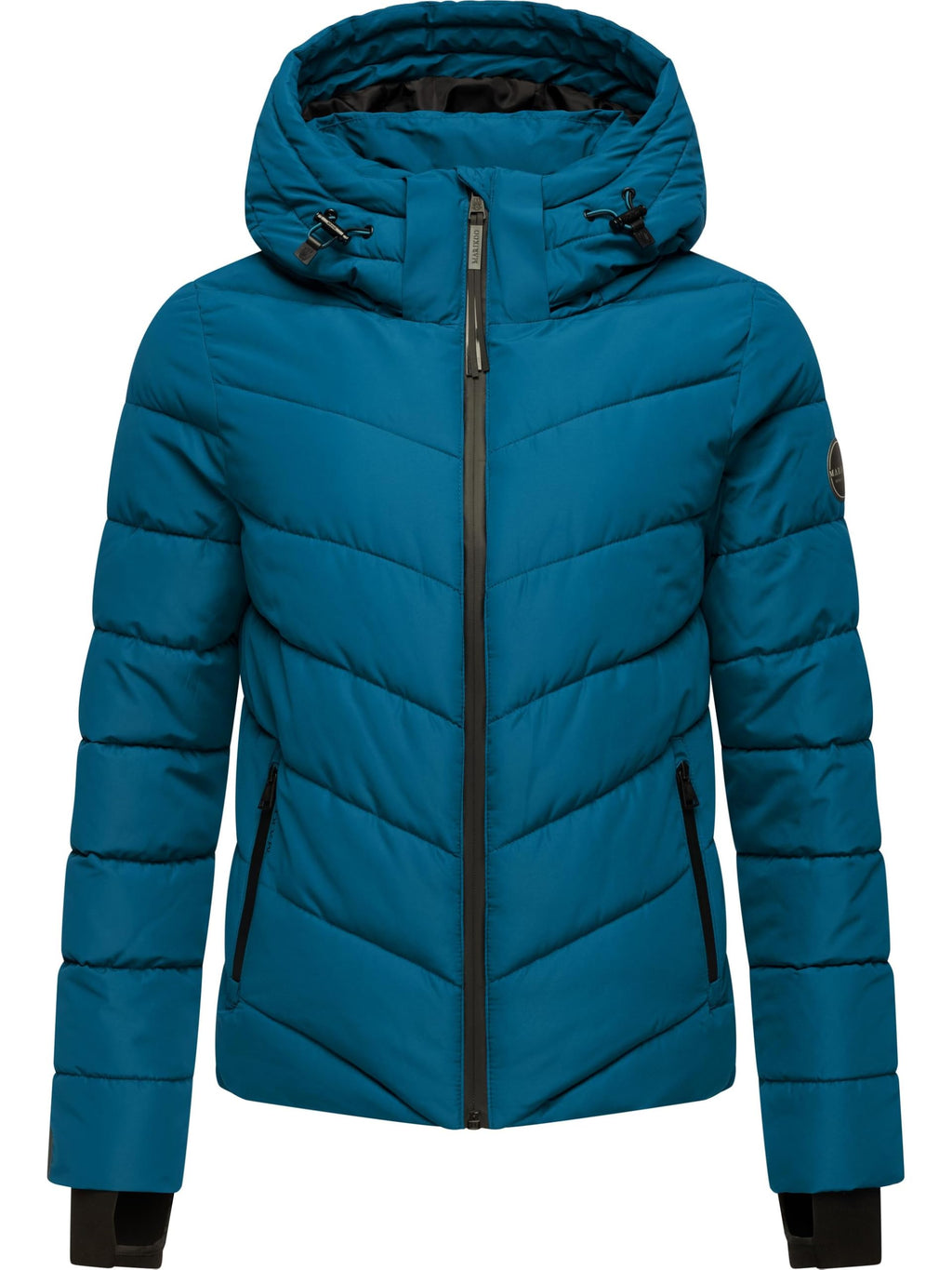 Marikoo Women's Winter Jacket with Hood - Weather-Resistant - Quilted Puffer Coat - Samuiaa XVI XS-3XL