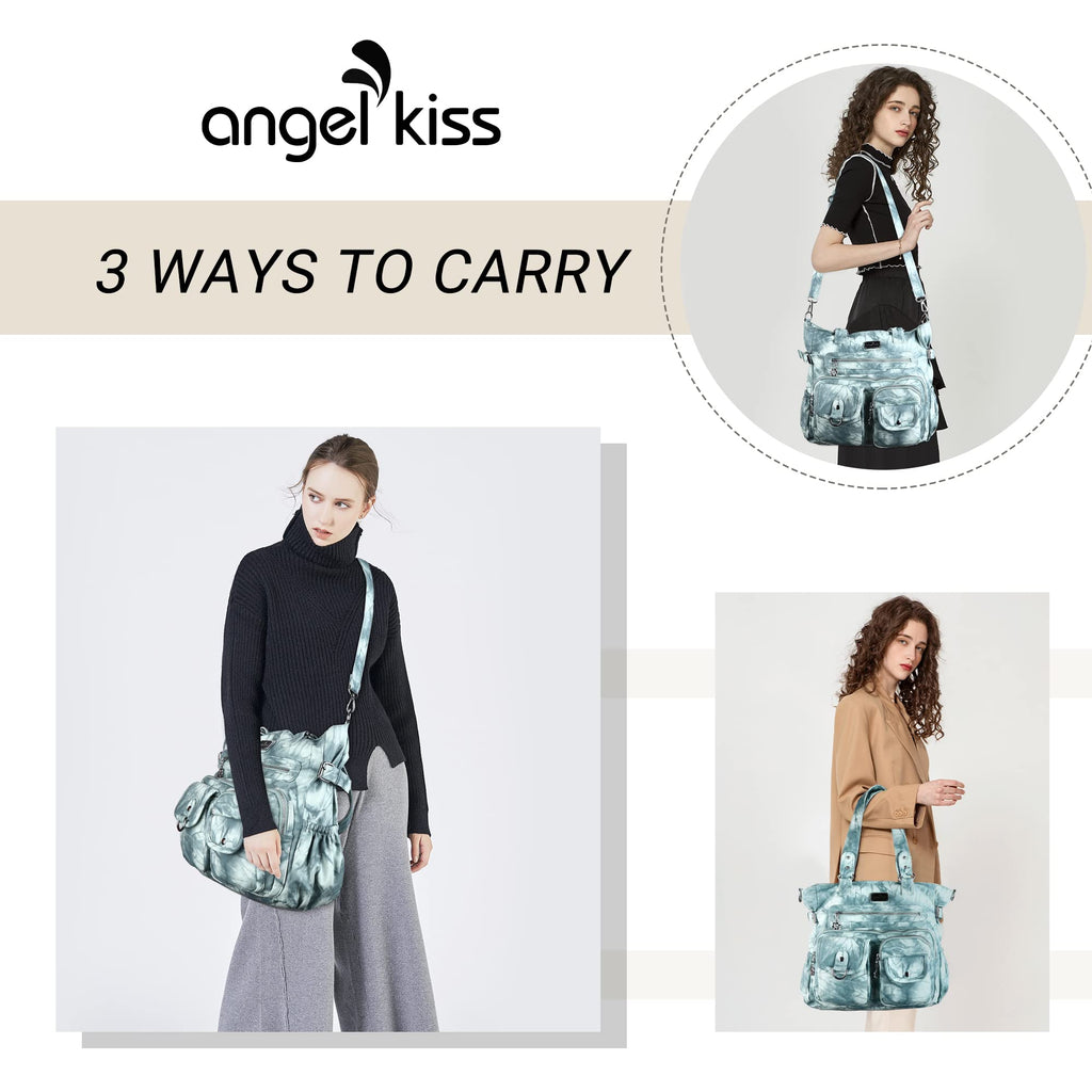 Angelkiss Purses and Handbag for Women Soft Leather Hobo Bags Satchel Shoulder Bags Ladies Tote Crossbody Bag