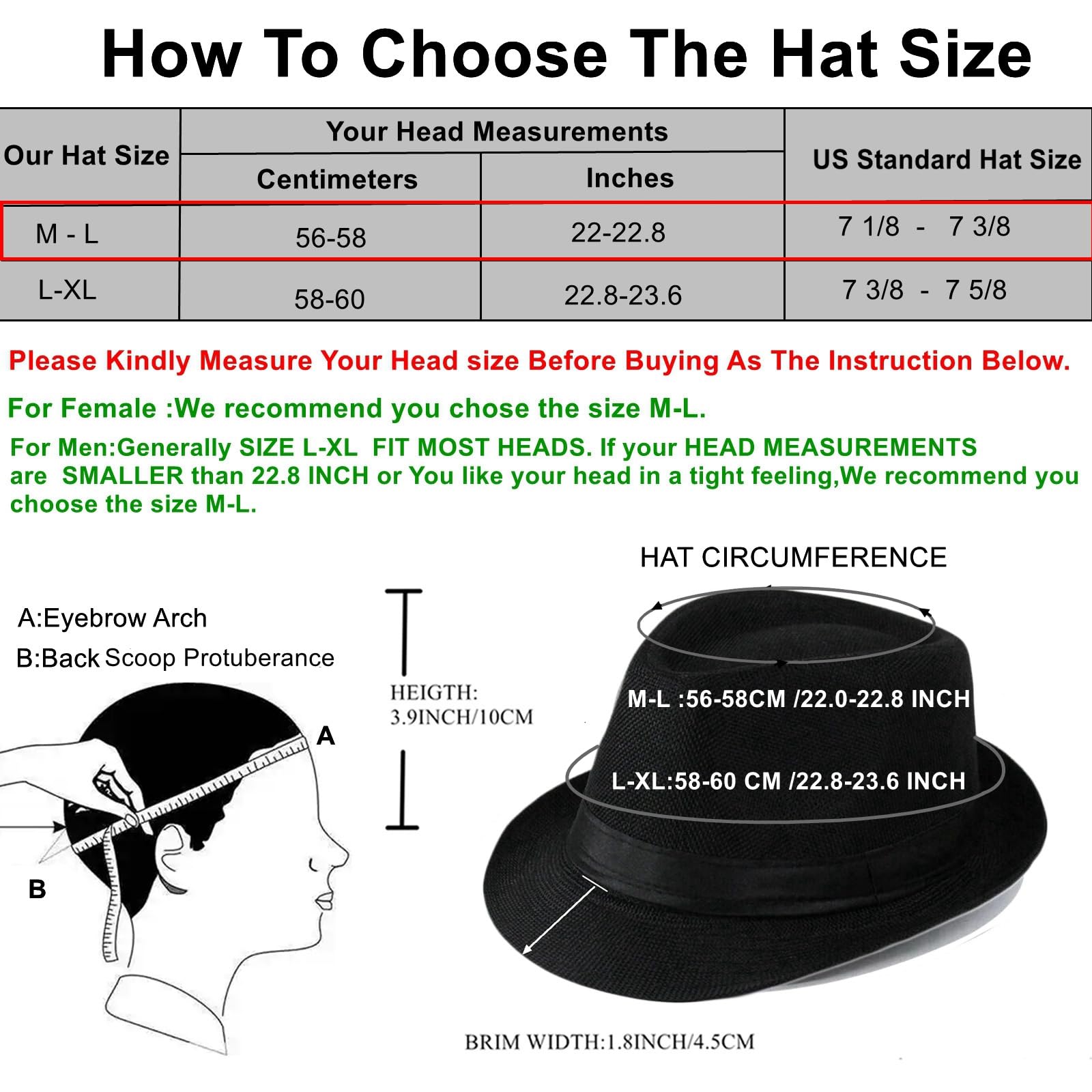 5 Pack Bulk Cuban Fedora Sun Hats Men with Adjustable Strap, Short Brim 1920s Unisex Party Costume Hats Women.