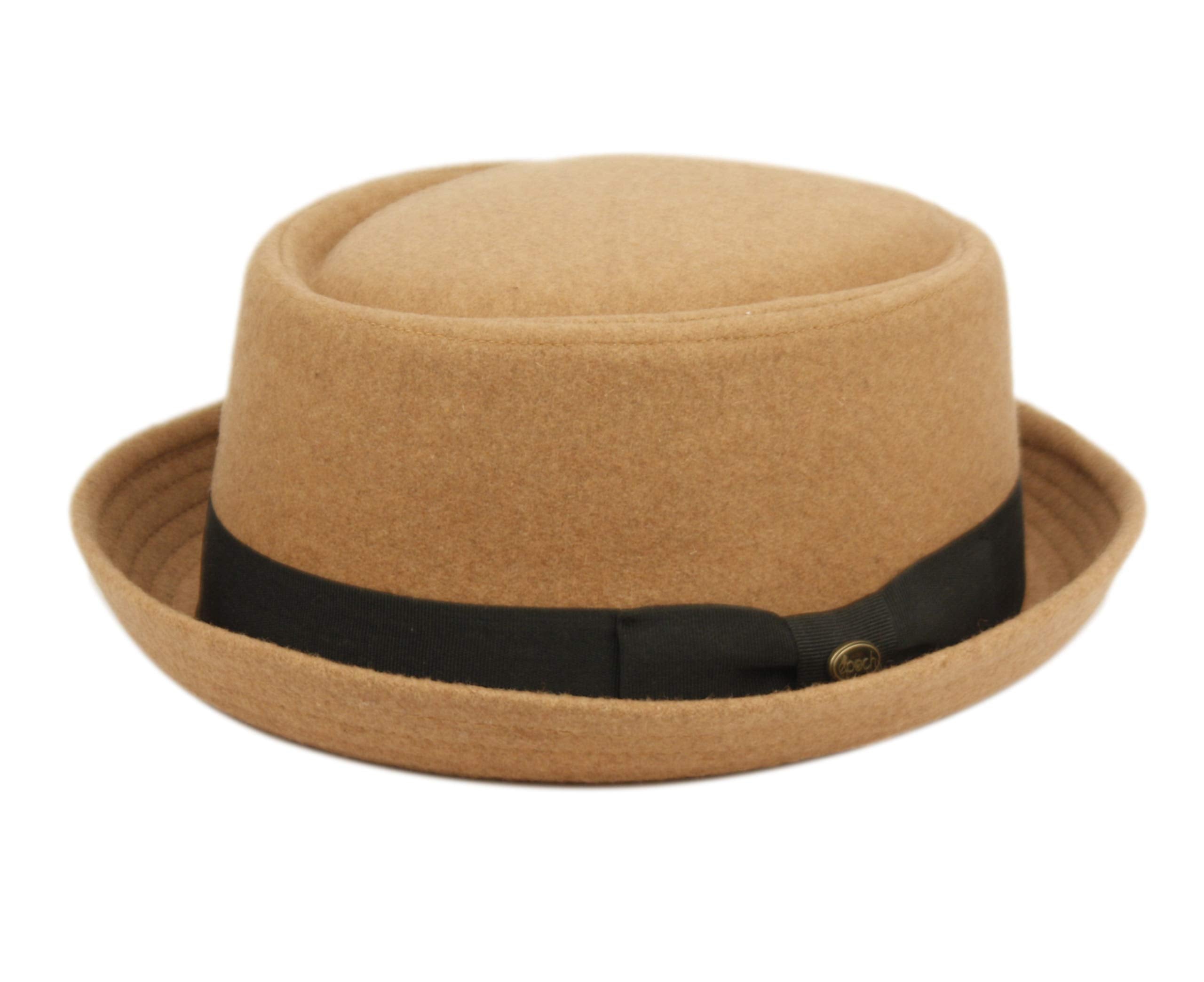 Porkpie Fedora Men's Vintage Style Wool Blend