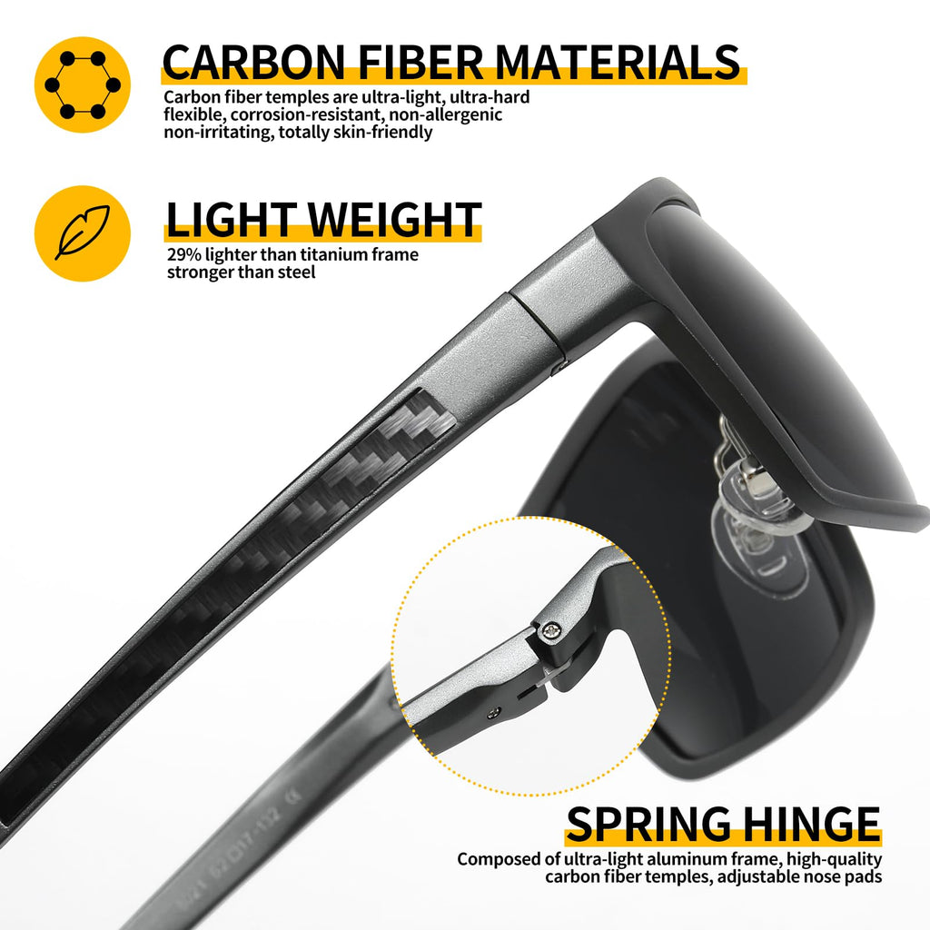 Adjustable Tint Sunglasses, 1-9 Gears Steampunk Retro Metal Round Polarized Glasses with ND Filter Lenses