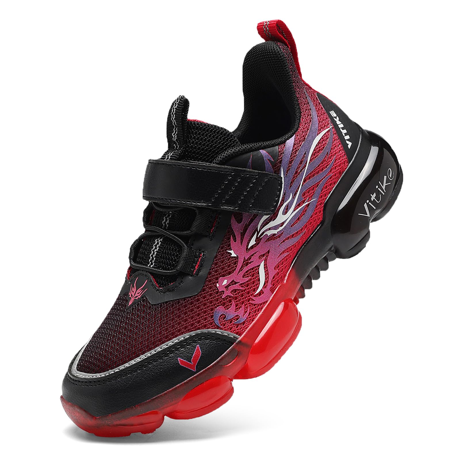 JMFCHI Kids Sneakers Boys Girls Tennis Running Shoes Outdoor Hiking Sneaker for Boys Athletic Breathable