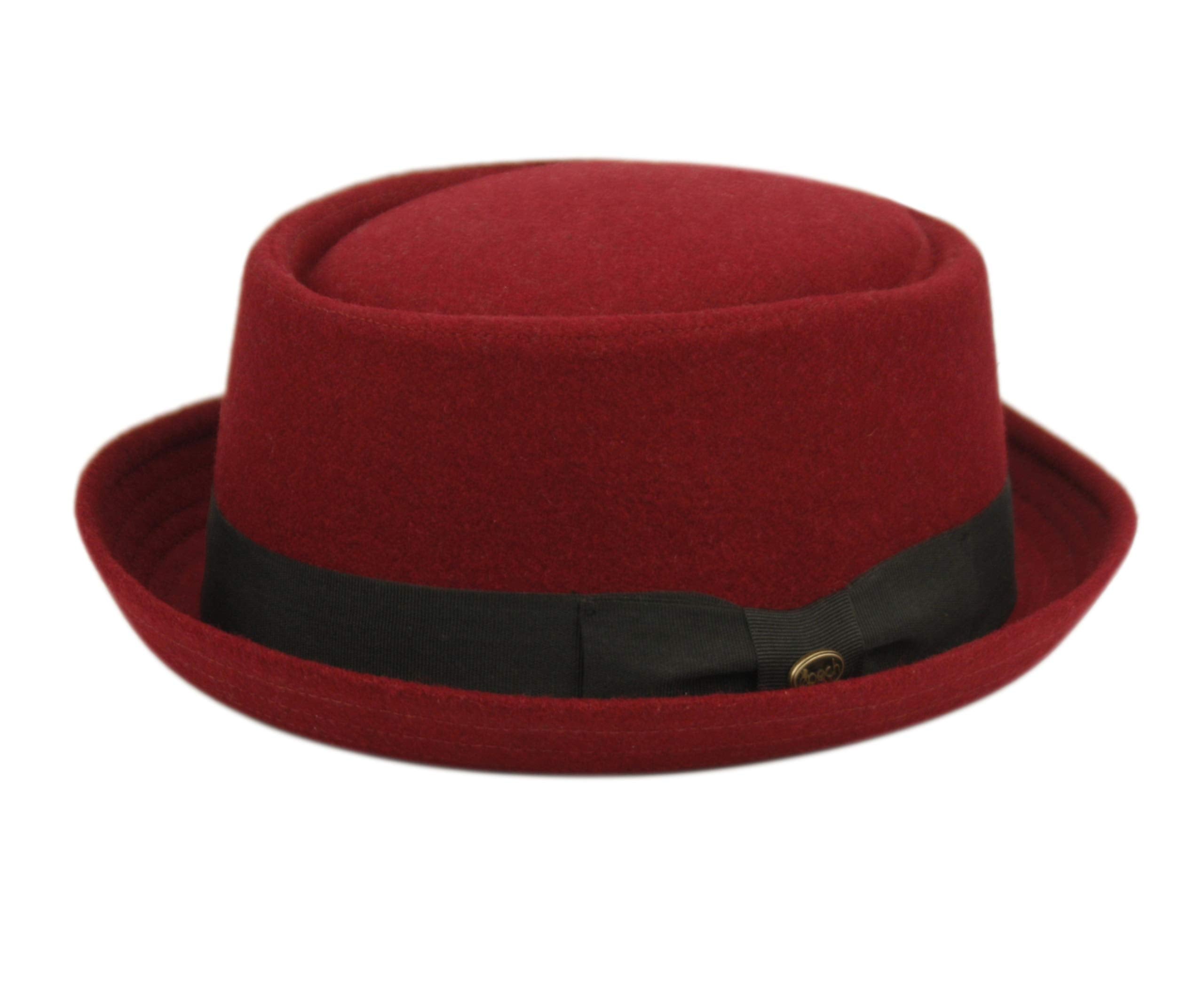 Porkpie Fedora Men's Vintage Style Wool Blend