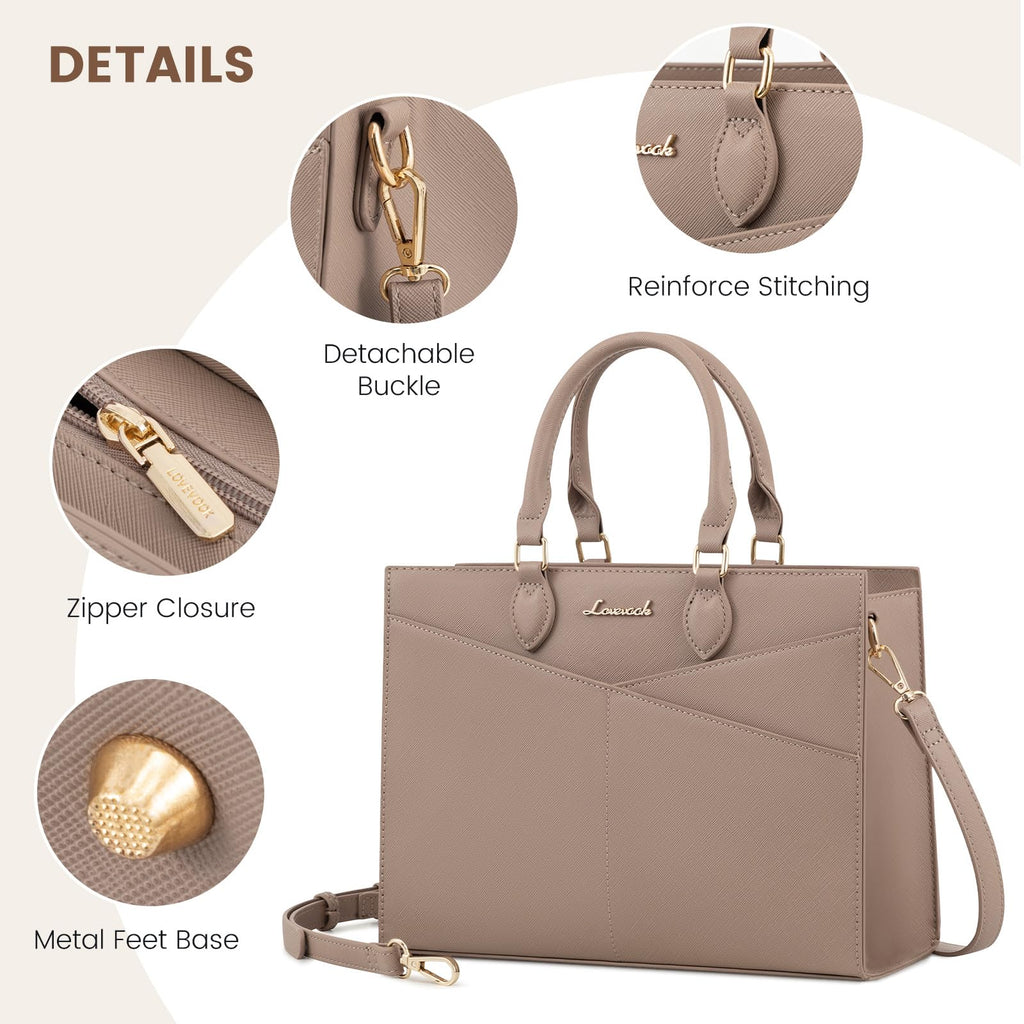 LOVEVOOK Purses for Women,Satchel Handbags Tote Bag, Black Pu Leather Shoulder Crossbody Top Handle Purse with Zipper