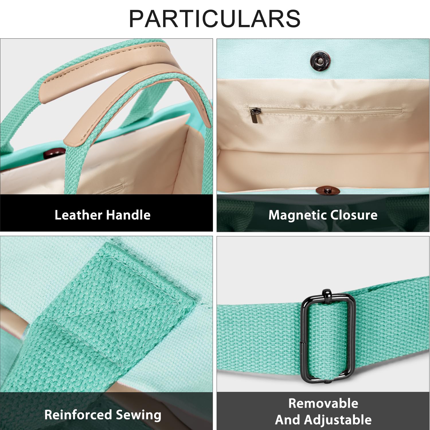 Tote Bags for Women Canvas Tote Purse Crossbody with Pockets Top Handle Shoulder Satchel Bag for Women