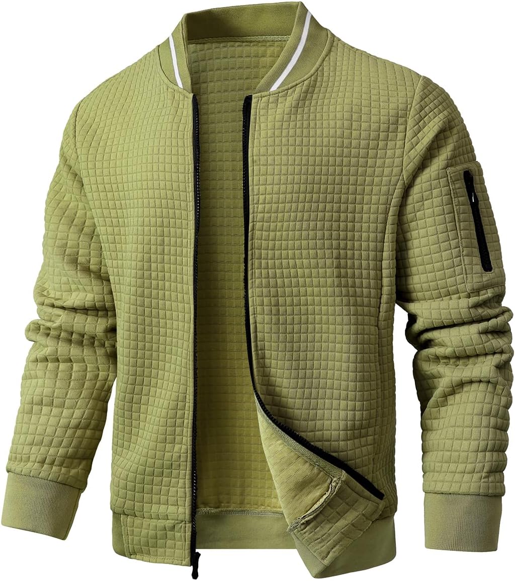 Mens Casual Jacket Lightweight Jacket Varsity Coat