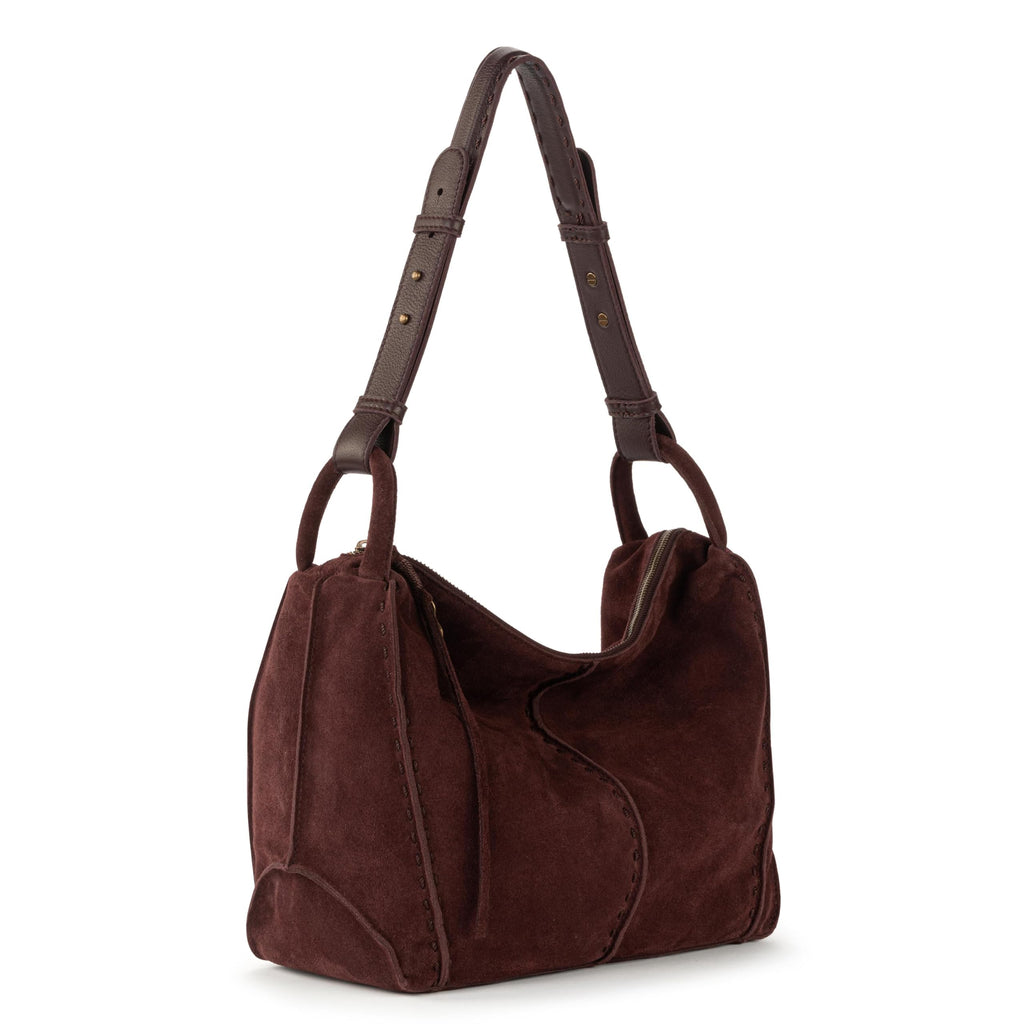 The Sak Los Feliz Hobo Purse - Premium Large Leather Women's Handbag for Everyday & Travel - Durable Purse With Zipper Pocket