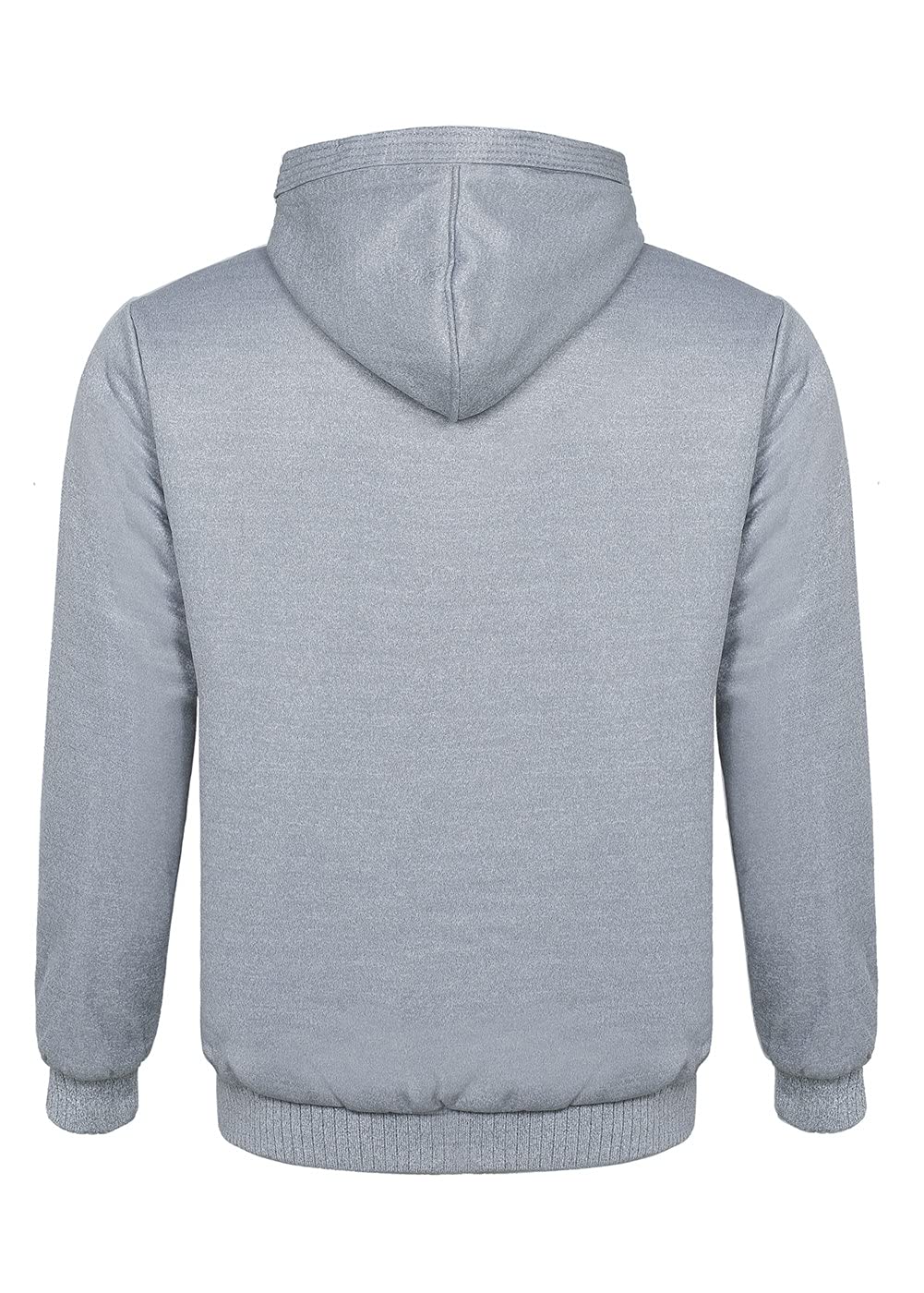 JiangWu Womens Fashion Horn Button Fleece Thicken Coat with Hood Winter Warm Jacket