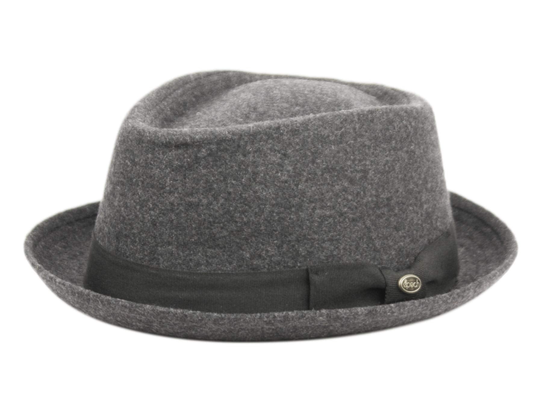 Porkpie Fedora Men's Vintage Style Wool Blend