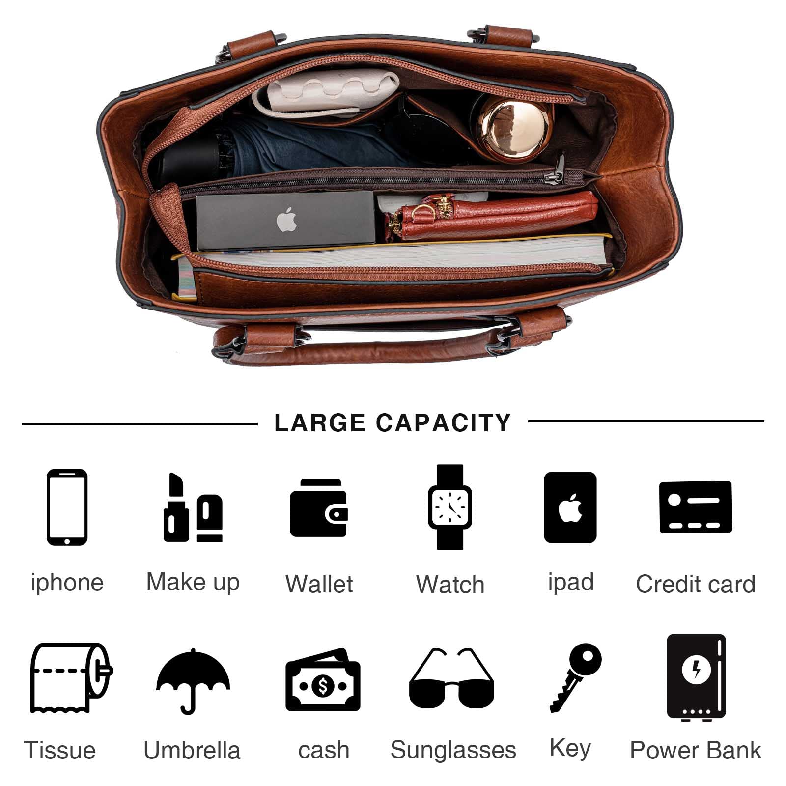 Tote Bag for Women Large Western Purse Ladies Top Handle Shoulder Handbags Vintage Embossed Concho Studs