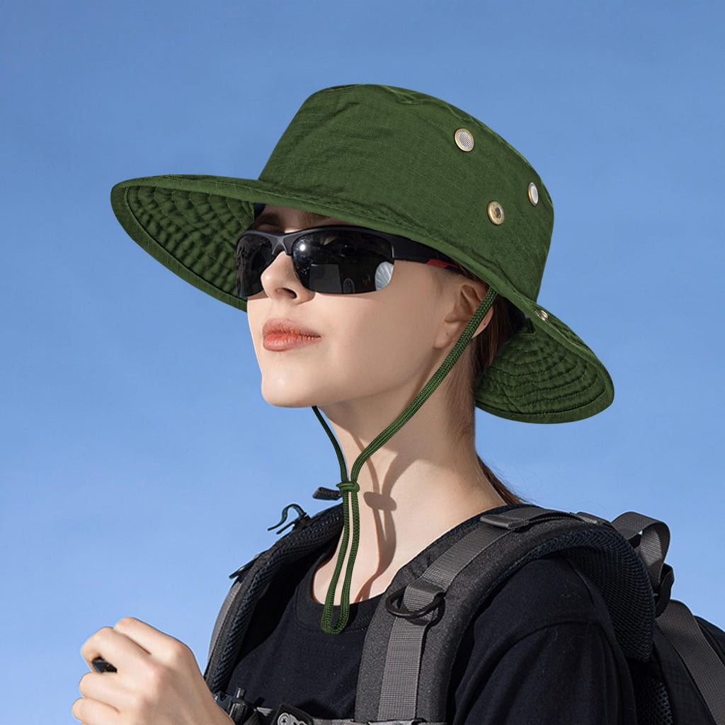 Sun Hats for Men Women Boonie Hat Foldable Fishing Hat UPF 50+ Bucket Hat for Fishing Hiking Garden Safari Beach