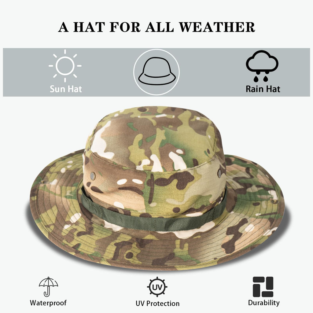 Sun Hats for Men Women Bucket Hat UPF 50+ UV Protection Boonie Hat for Safari Fishing Hiking Garden Beach