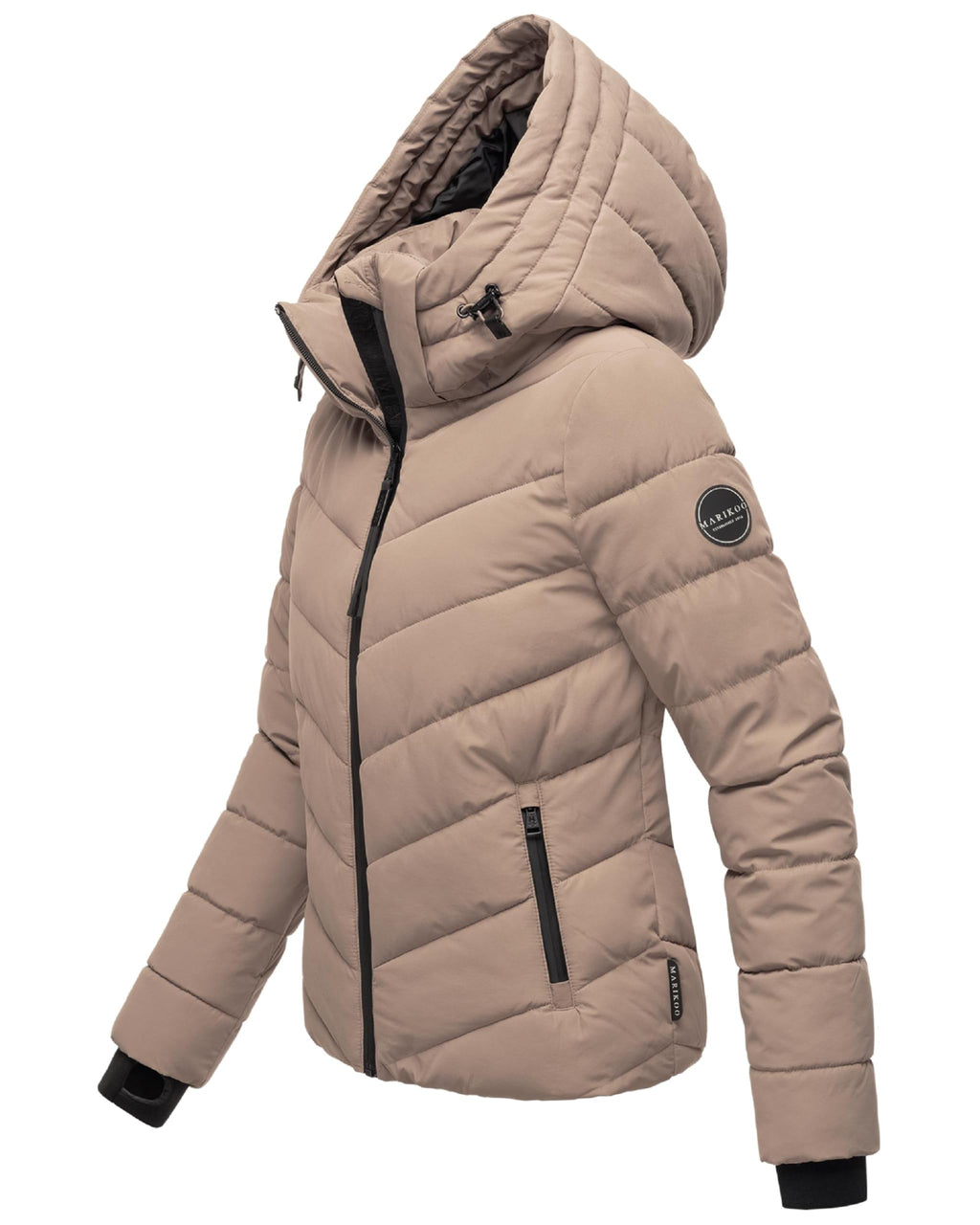Marikoo Women's Winter Jacket with Hood - Weather-Resistant - Quilted Puffer Coat - Samuiaa XVI XS-3XL
