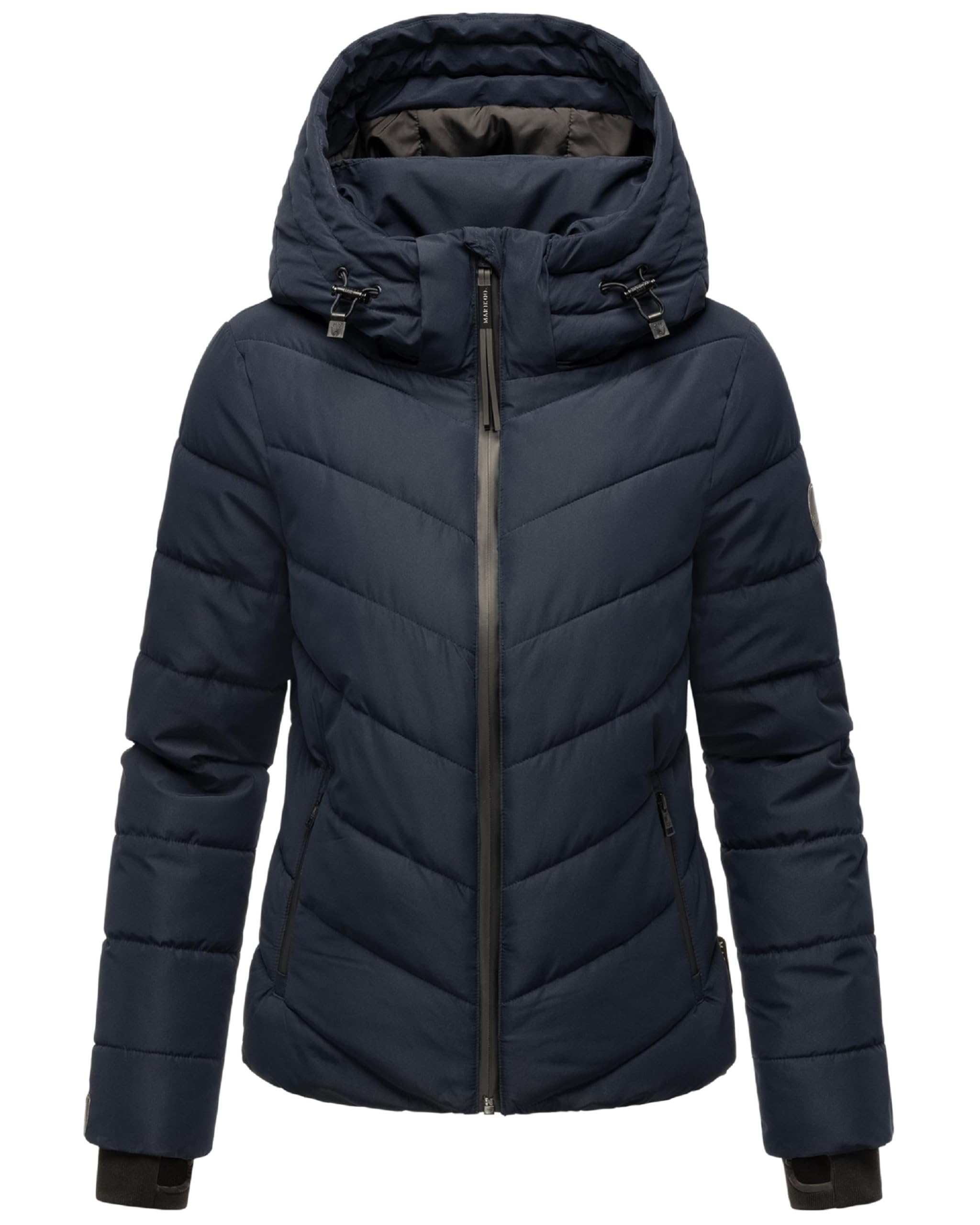 Marikoo Women's Winter Jacket with Hood - Weather-Resistant - Quilted Puffer Coat - Samuiaa XVI XS-3XL