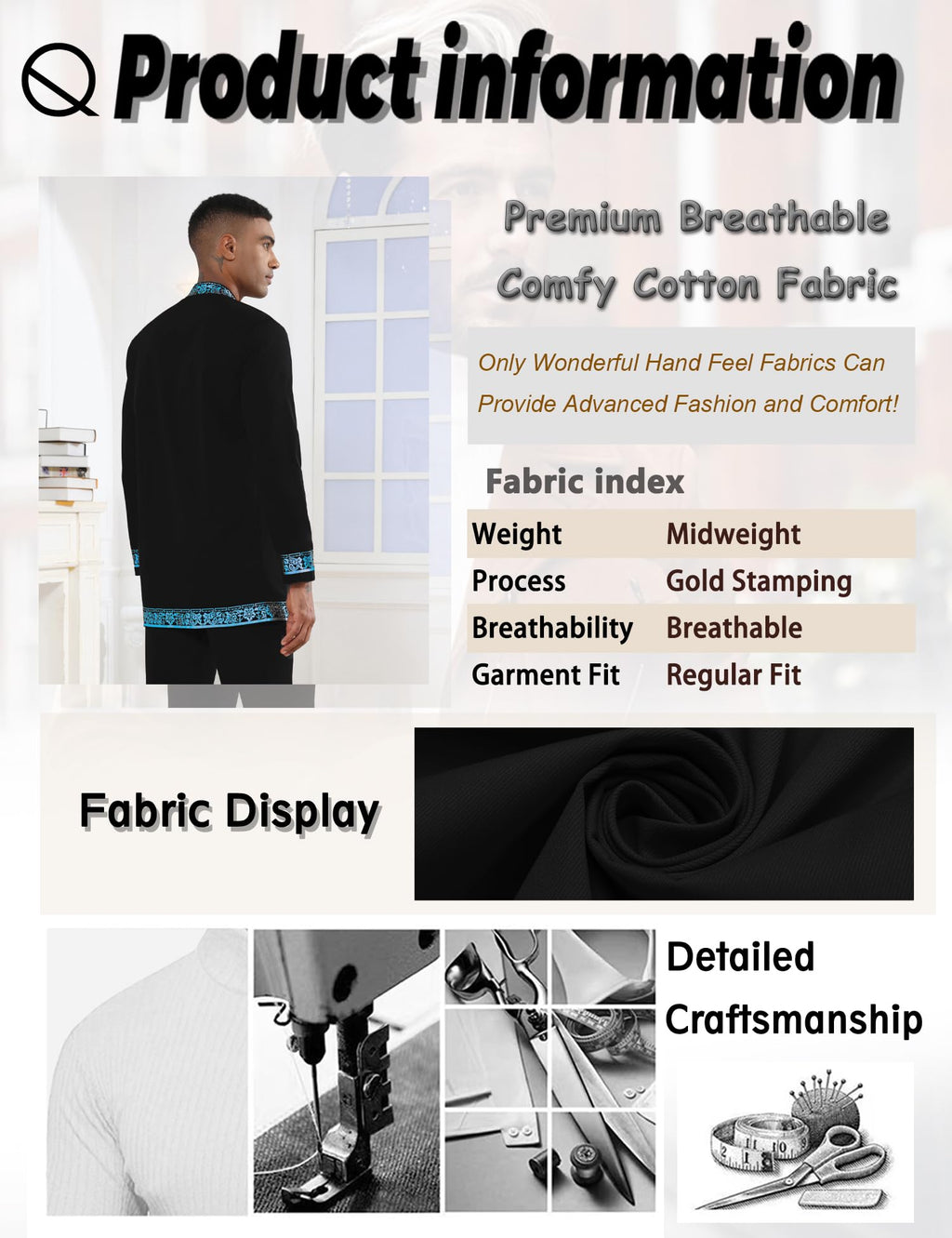 Mens African 2 Piece Set Nigerian Dashiki Metallic Traditional Suit Gold Stamp Printed Shirt and Pants Outfit