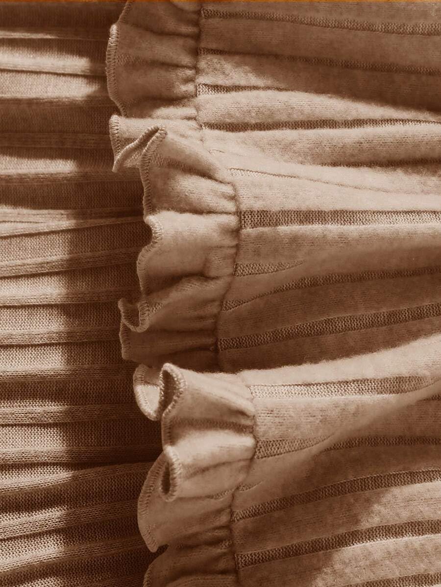 Toddler Girl Clothes Ruffle Long Sleeve Heart Print Tops and Pants 2PC Little Girl Winter Outfits Size (4-7T)