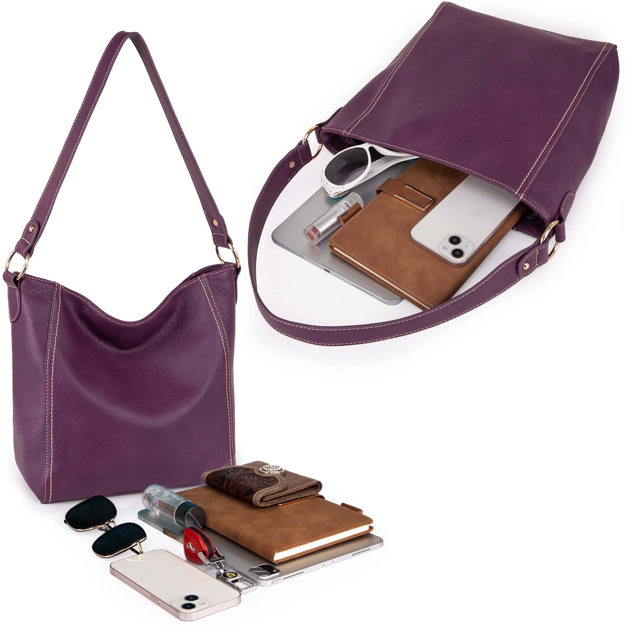 Montana West Purse for Women Trendy Soft Shoulder Purses and Handbags Hobo Bags