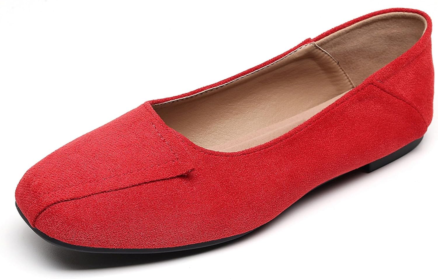 VenusCelia Women's Plain Dance Flat Shoe