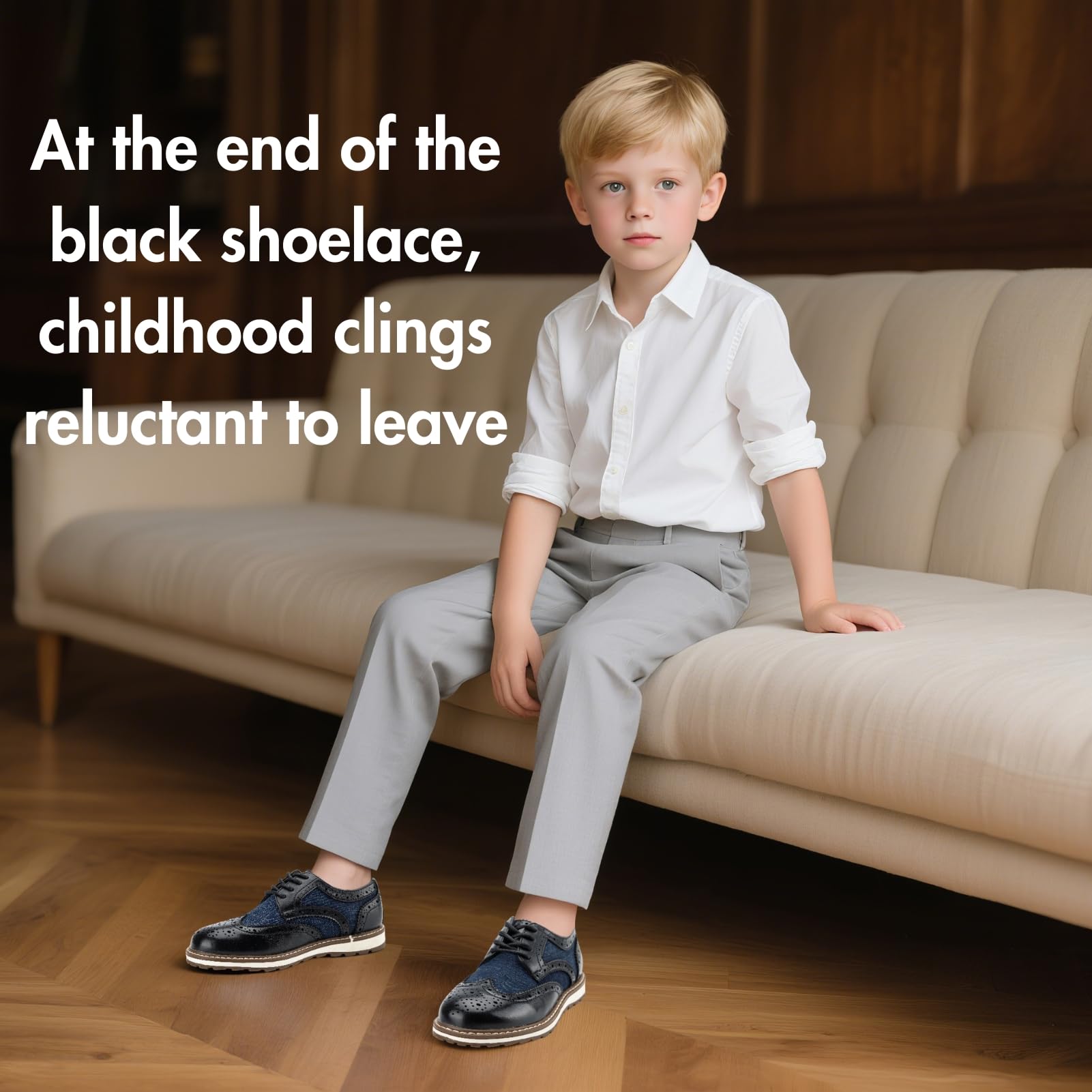 JITAI Boy's Oxford Toddler Dress Shoes Casual Comfort Uniform Formal Fashion Shoes