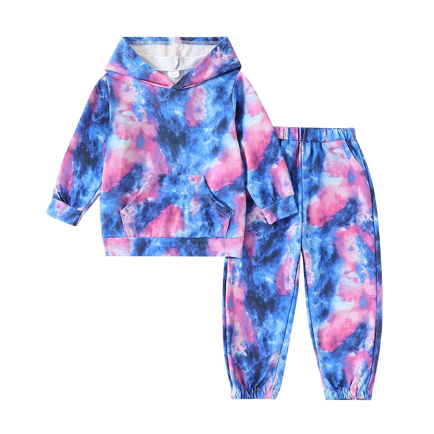 Kid Girls Clothes - Girls Outfits Tie Dye Tops and Leggings Pants 2 Piece Spring Clothes Set