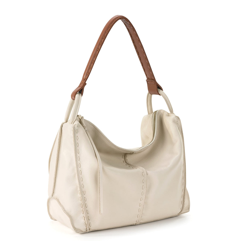 The Sak Los Feliz Hobo Purse - Premium Large Leather Women's Handbag for Everyday & Travel - Durable Purse With Zipper Pocket