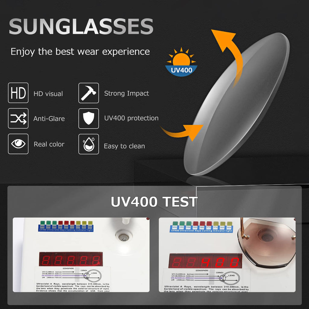 AEVOGUE Sunglasses For Women Oversized Rimless Diamond Cutting Lens Sun Glasses AE0534