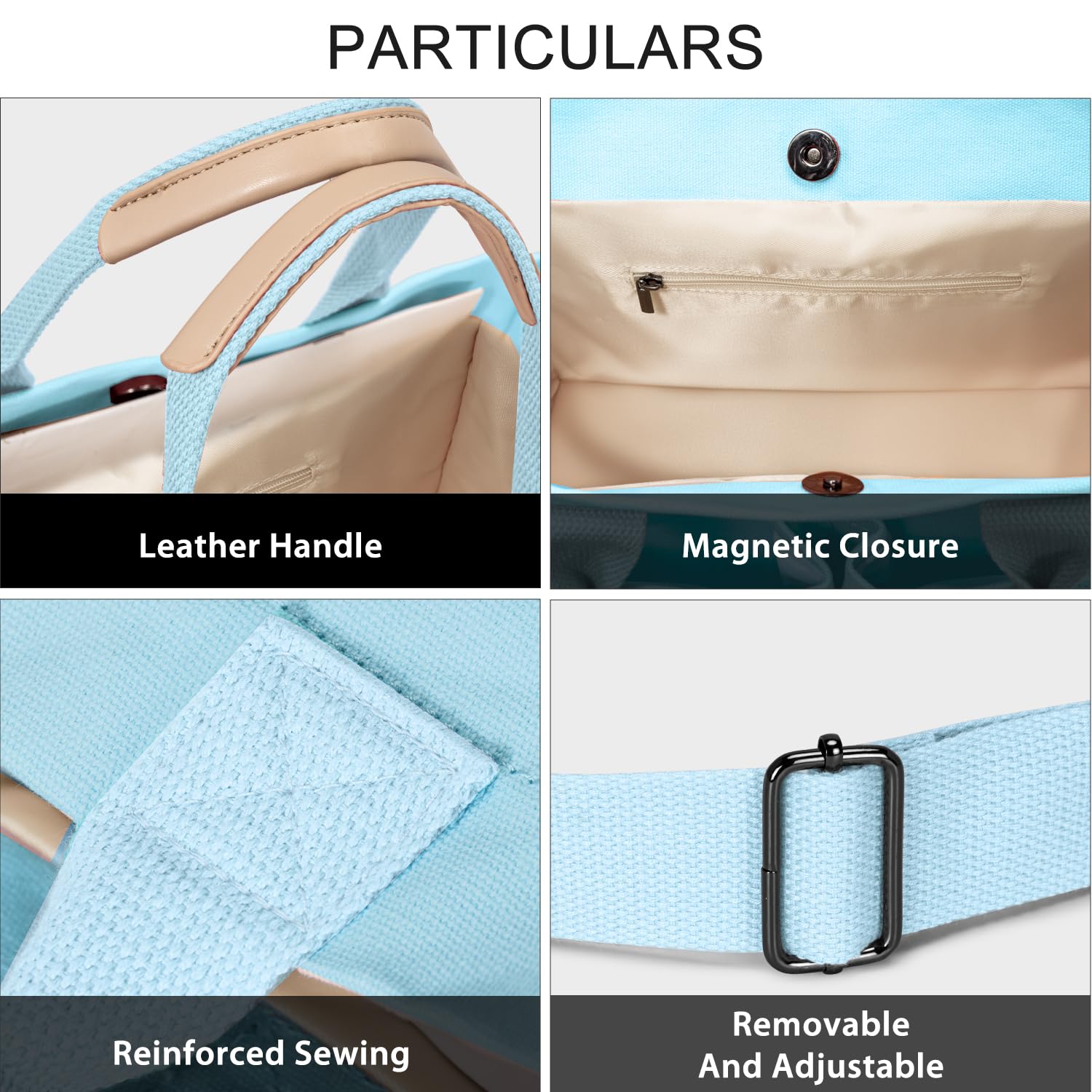 Tote Bags for Women Canvas Tote Purse Crossbody with Pockets Top Handle Shoulder Satchel Bag for Women