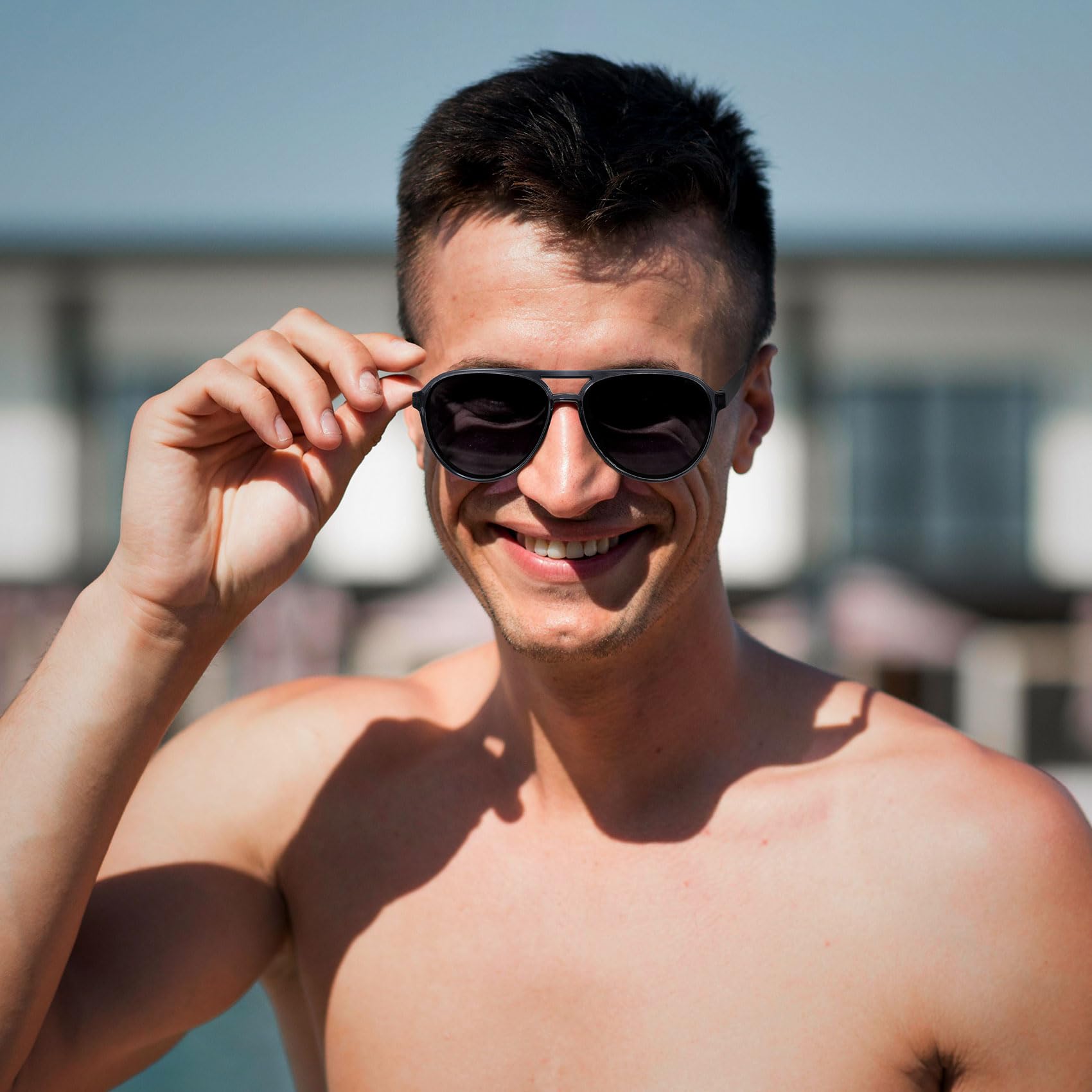 STORYCOAST Polarized Aviator Sunglasses for Men Women Classic Retro Aviators Sports Driving Running Sun Glasses