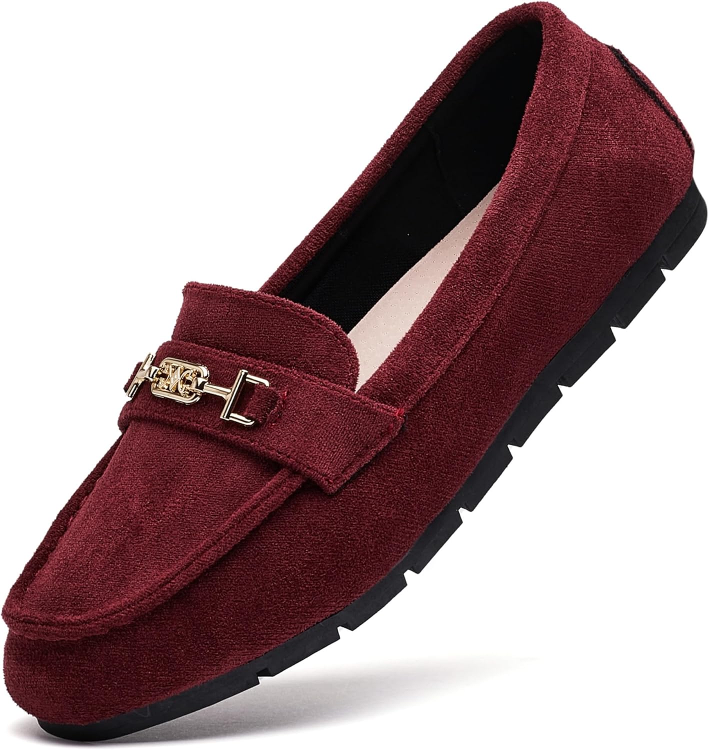 DeYashopin Women's Loafer Shoes Leisure Slip On Work Shoes Comfort Walking Flats