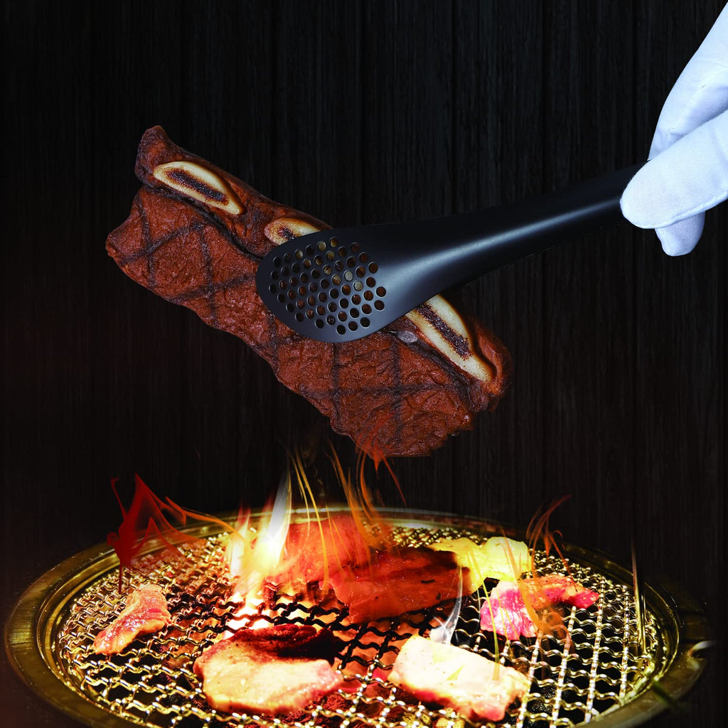 MSY BIGSUNNY 9 inch Buffet Tongs, Set of 2 Stainless Steel Food Serving Tongs