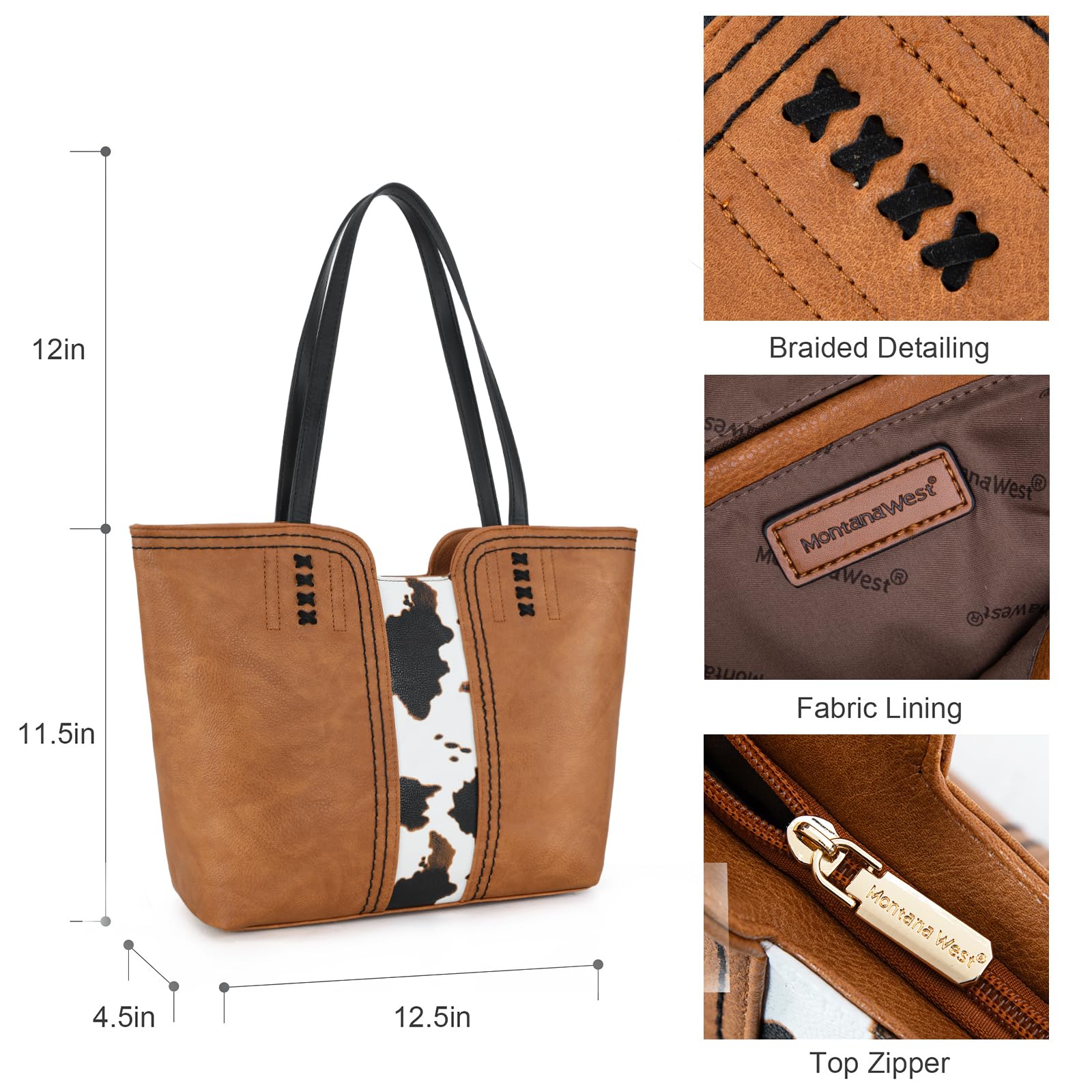 Montana West Tote Bag for Women Top Handle Satchel Purse