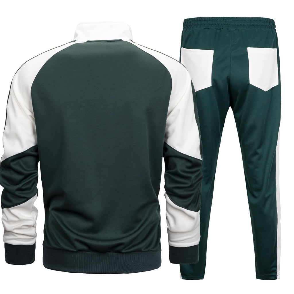 MANTORS Mens Track Suits 2 Piece Set Full Zip Tracksuit Sweat Suits