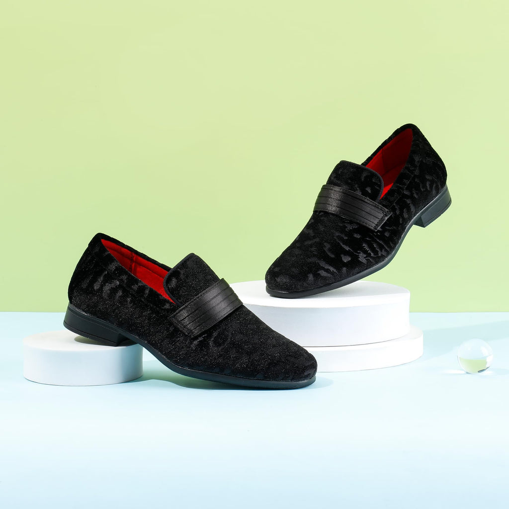 Bruno Marc Boys Dress Shoes Slip-on Loafers Formal Tuxedo Shoes