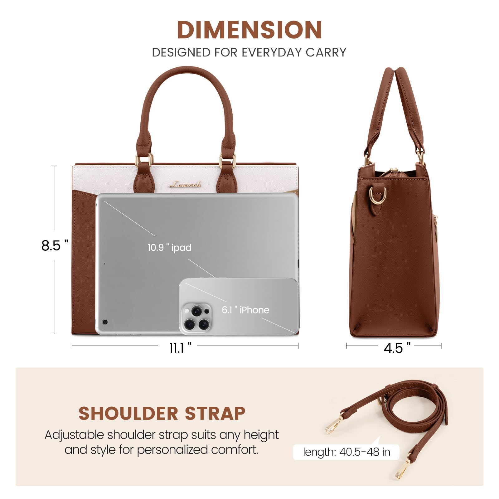 LOVEVOOK Purses for Women,Satchel Handbags Tote Bag, Black Pu Leather Shoulder Crossbody Top Handle Purse with Zipper