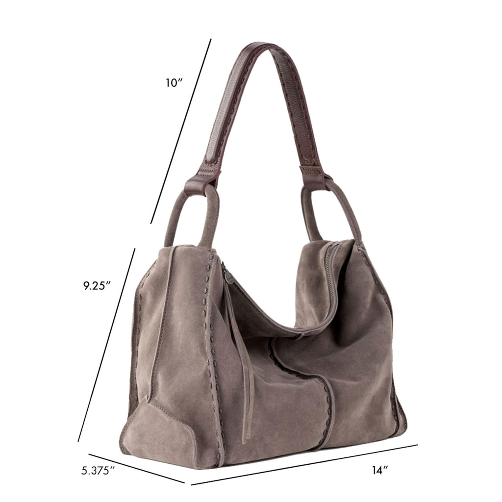 The Sak Los Feliz Hobo Purse - Premium Large Leather Women's Handbag for Everyday & Travel - Durable Purse With Zipper Pocket