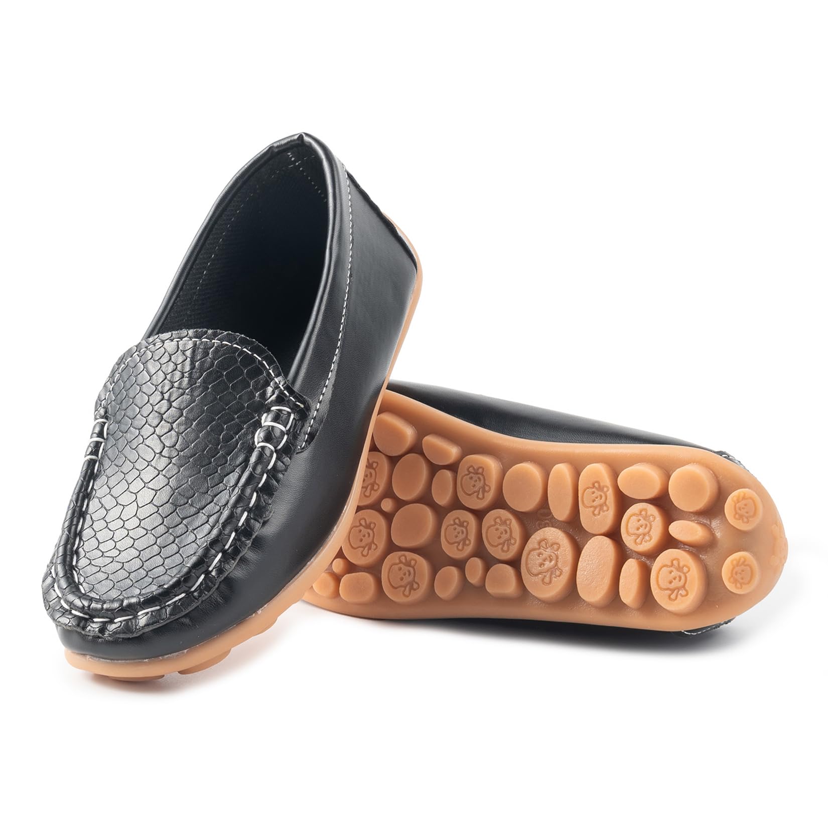 Boys Girls Loafers Dress Flats Slip-On Oxford Casual Moccasins School Walking Boat Shoes(Toddler/Little Kid/Big Kid)