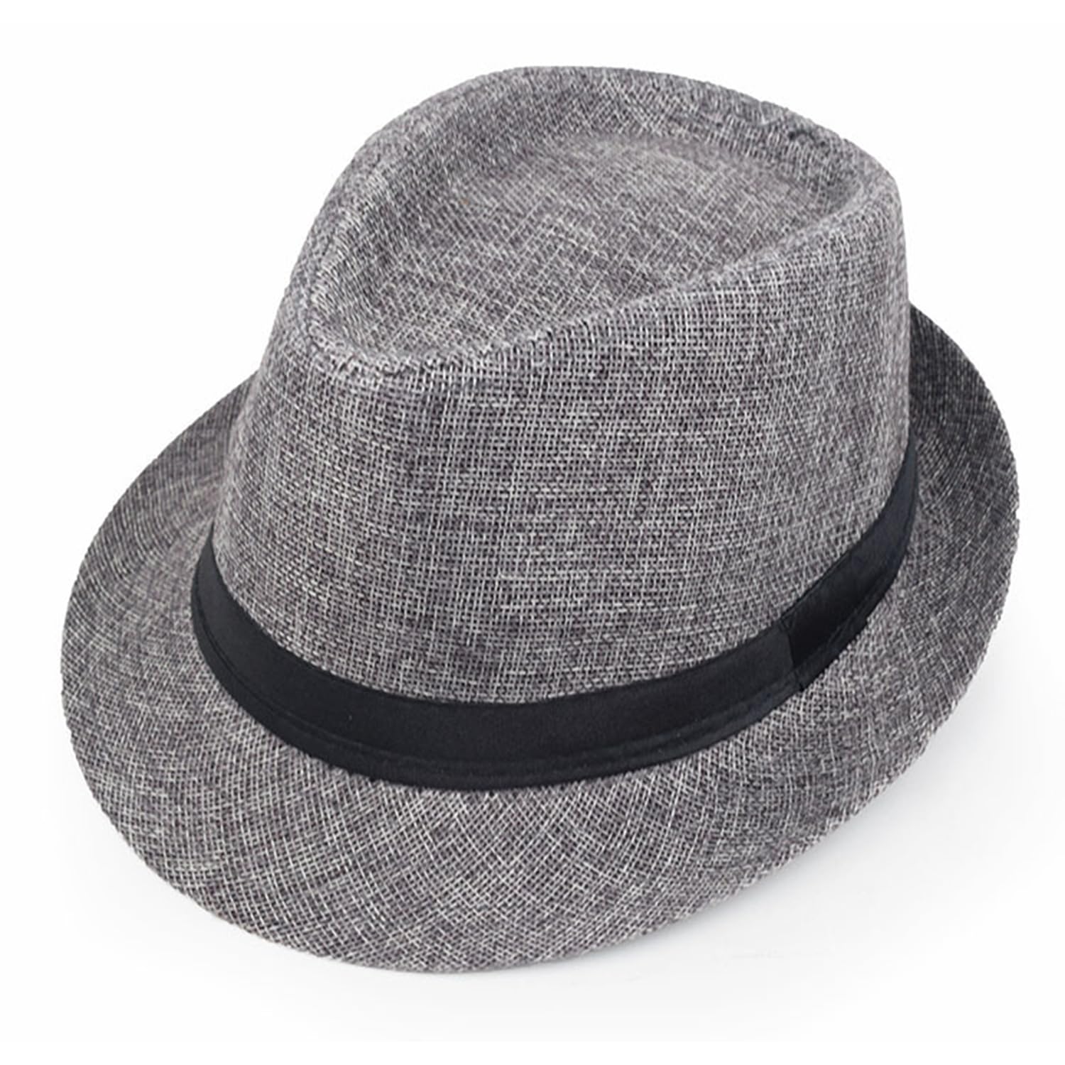 Giroir Fedora Hats for Men Women Short Brim Unisex Summer Beach Style 1920s Party Accessories