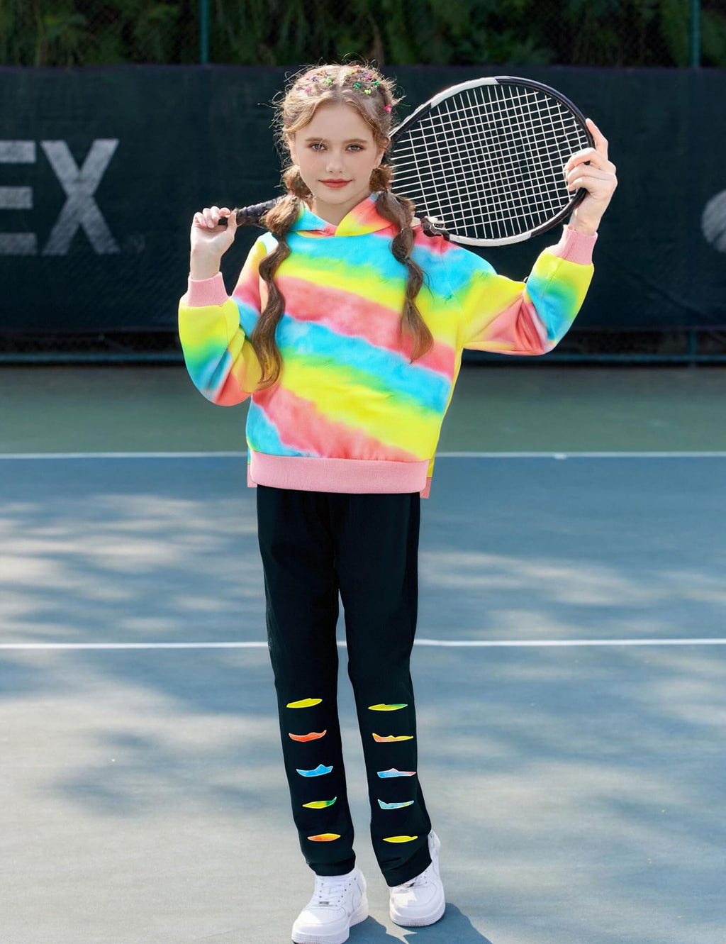 Kid Girls Clothes - Girls Outfits Tie Dye Tops and Leggings Pants 2 Piece Spring Clothes Set